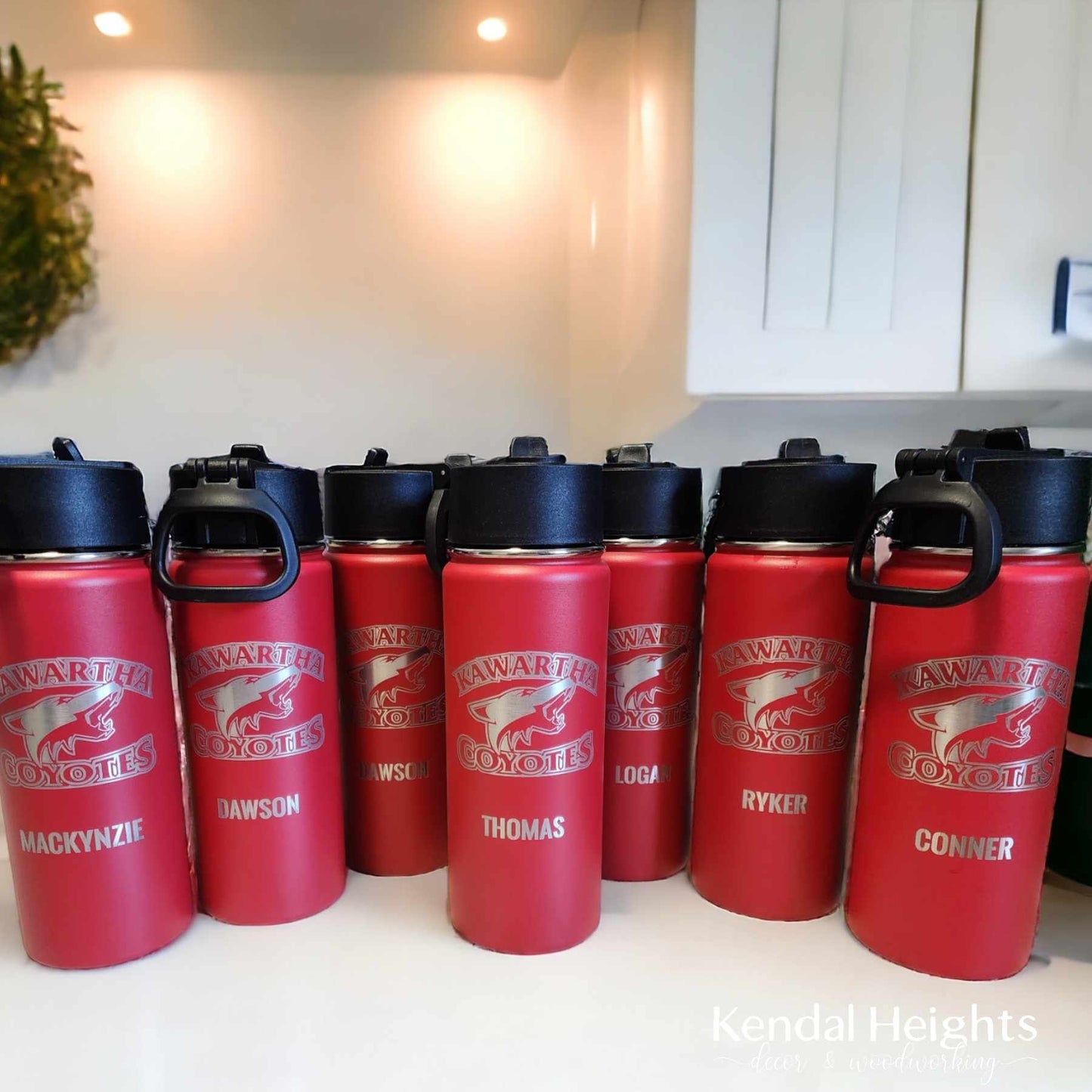 Stainless Steel Water Bottles with Straw