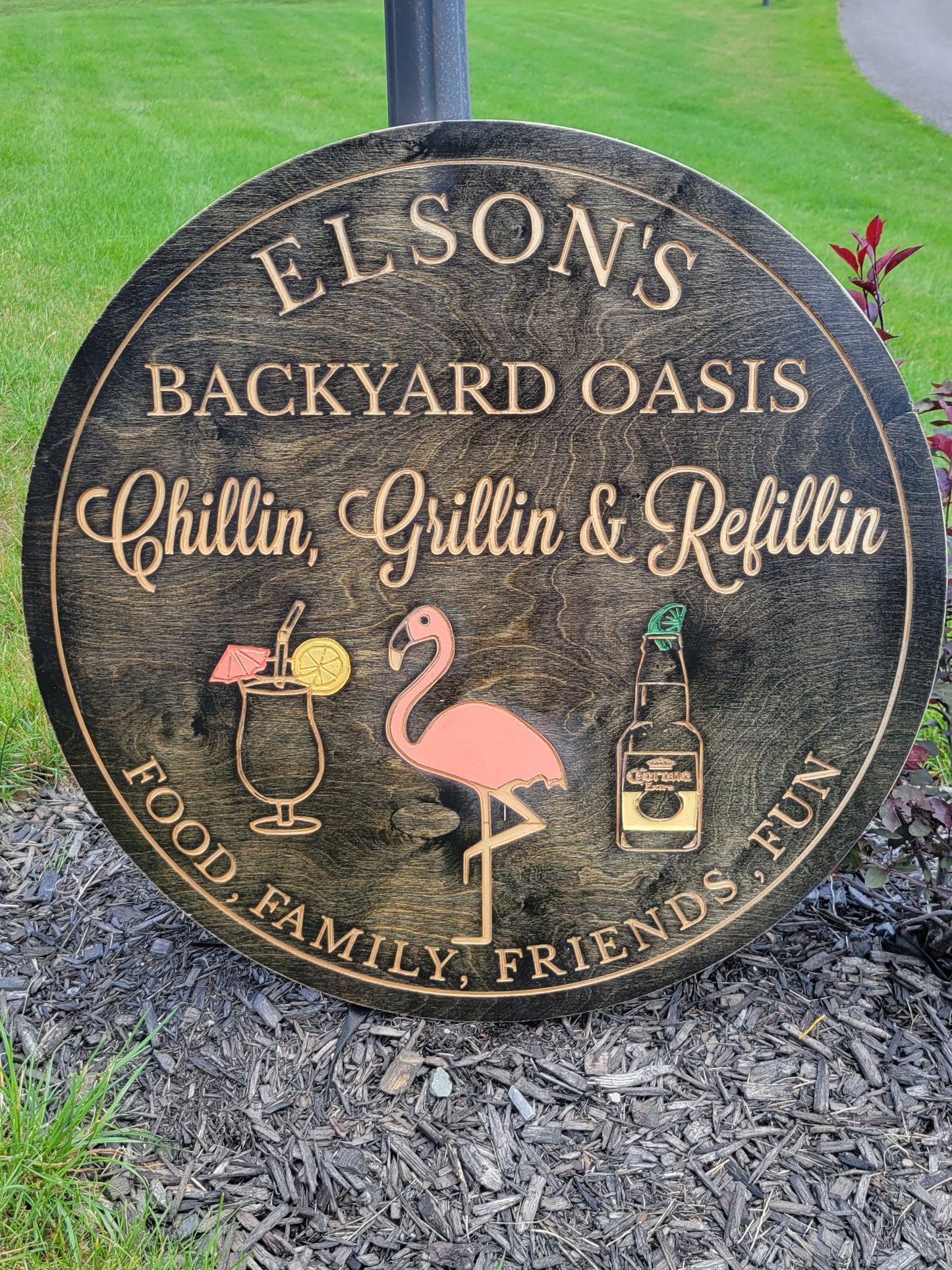 Engraved Backyard Signs
