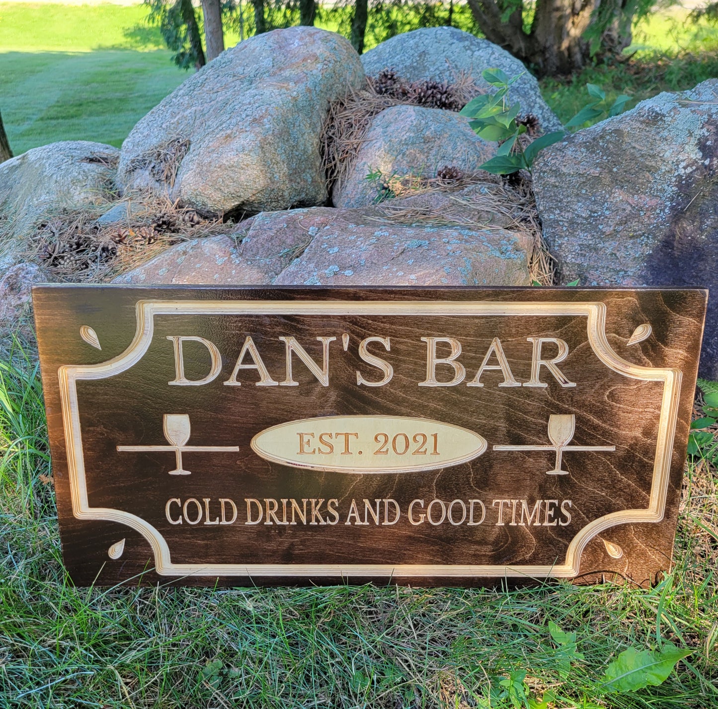 Custom Engraved Pub Sign