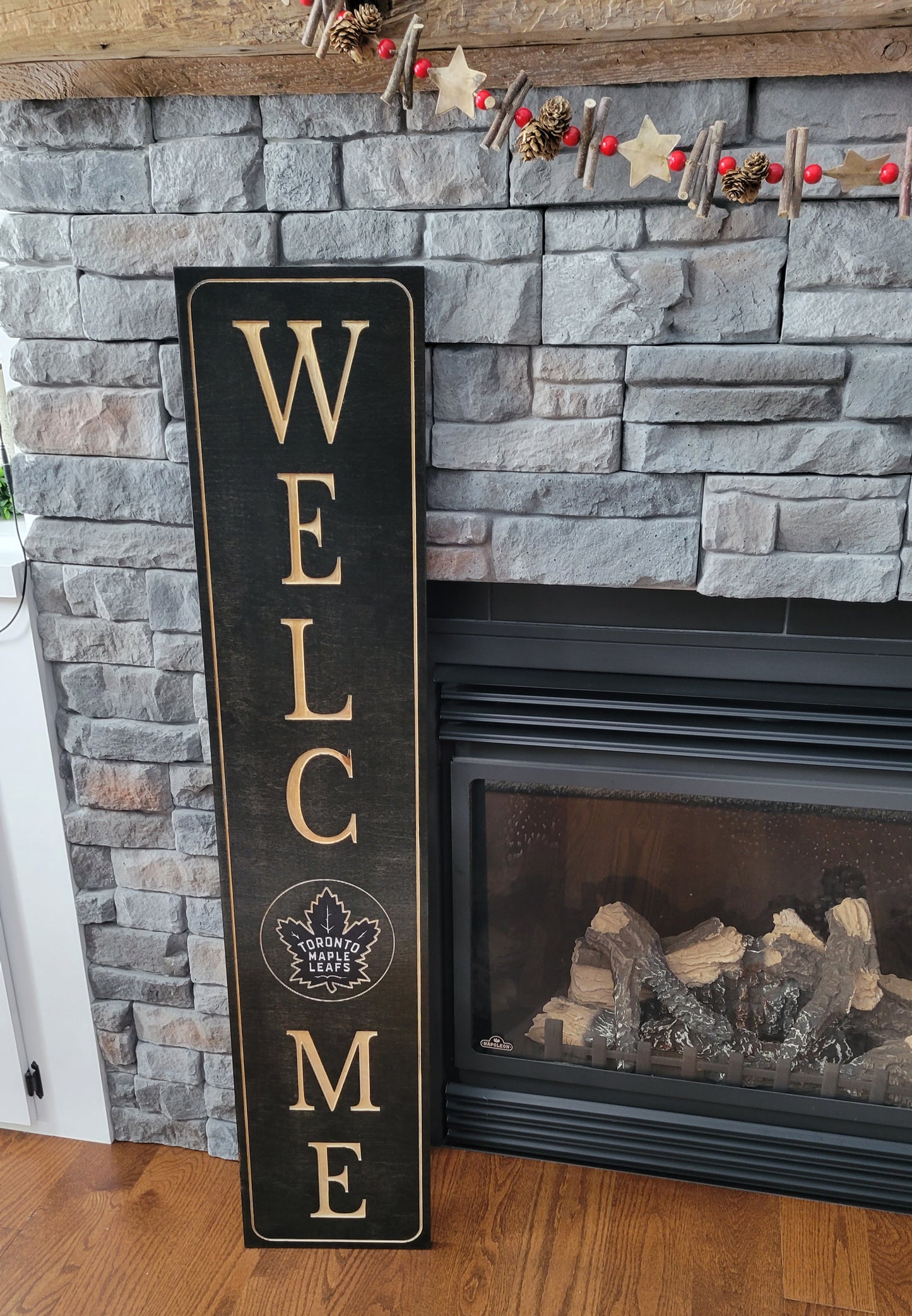Custom Engraved Welcome Signs - Toronto Maple Leafs