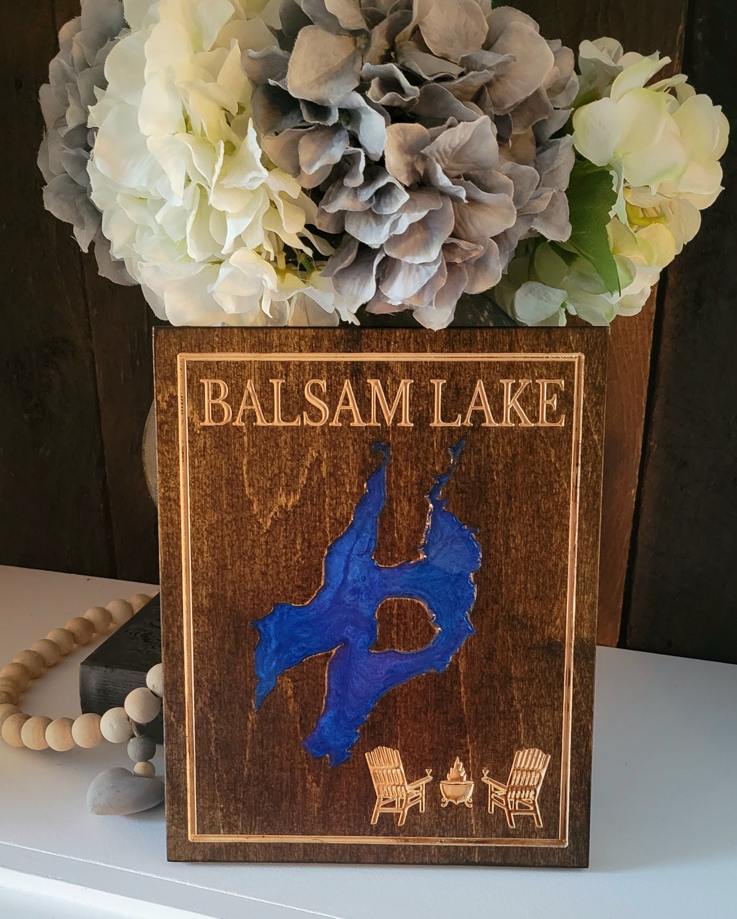 Engraved Mini Lake Signs - 8x12"
