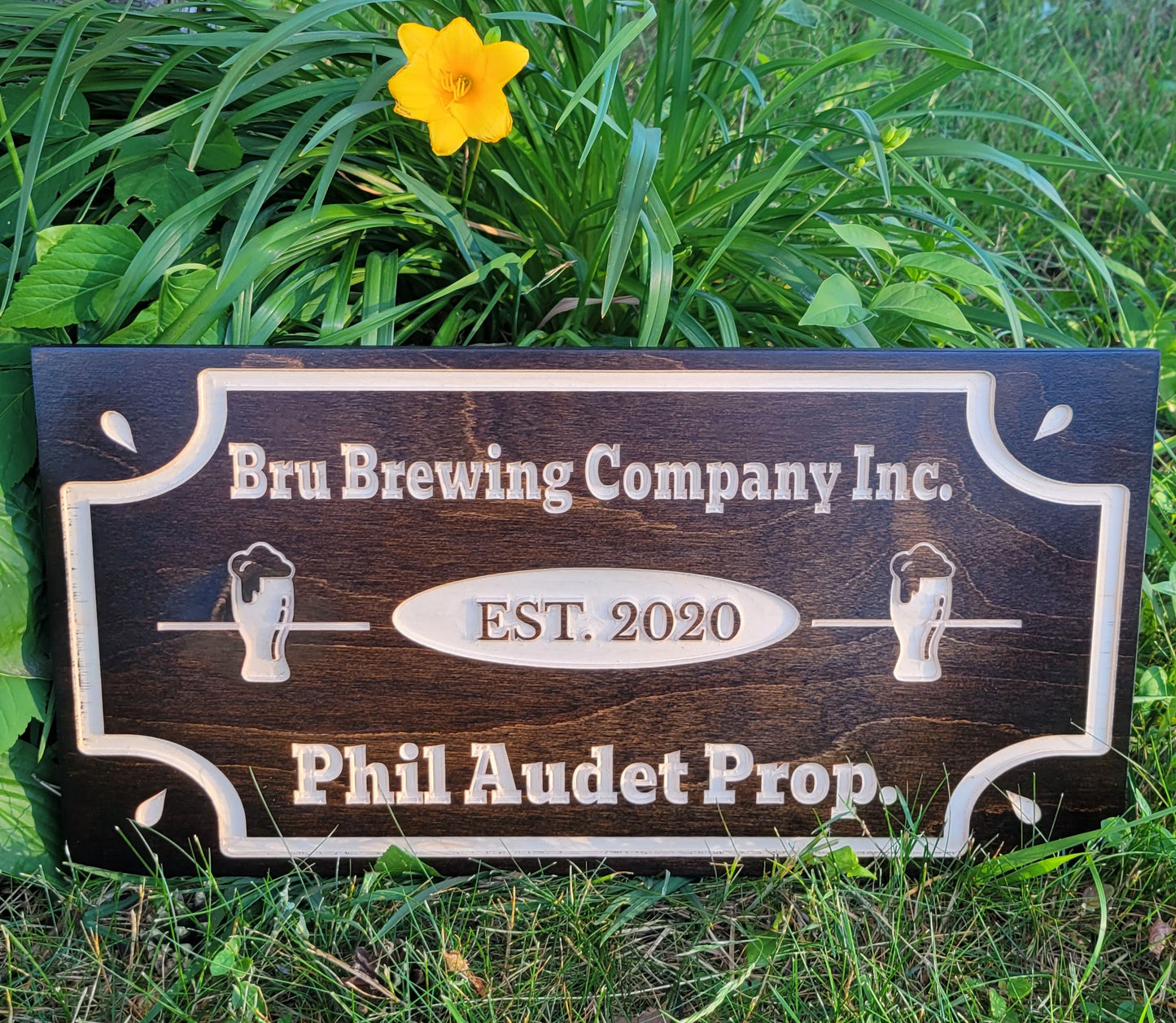Custom Engraved Pub Sign