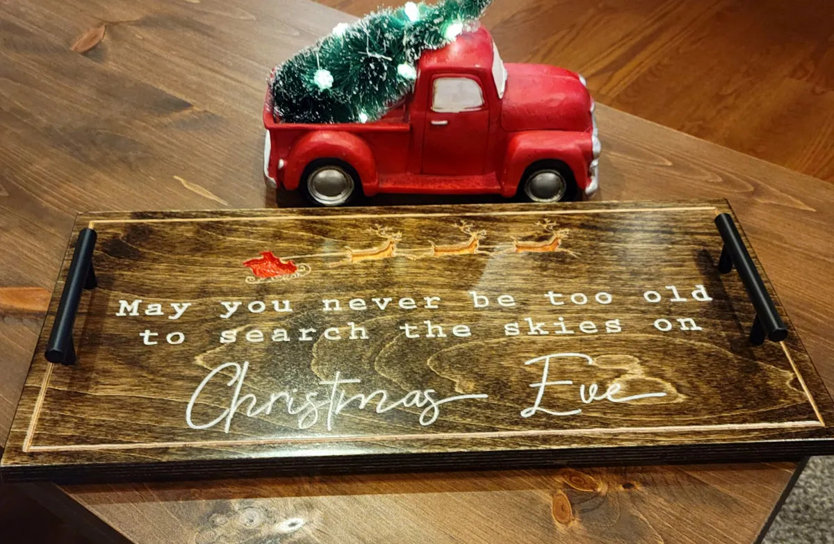 Custom Engraved Seasonal Serving Trays