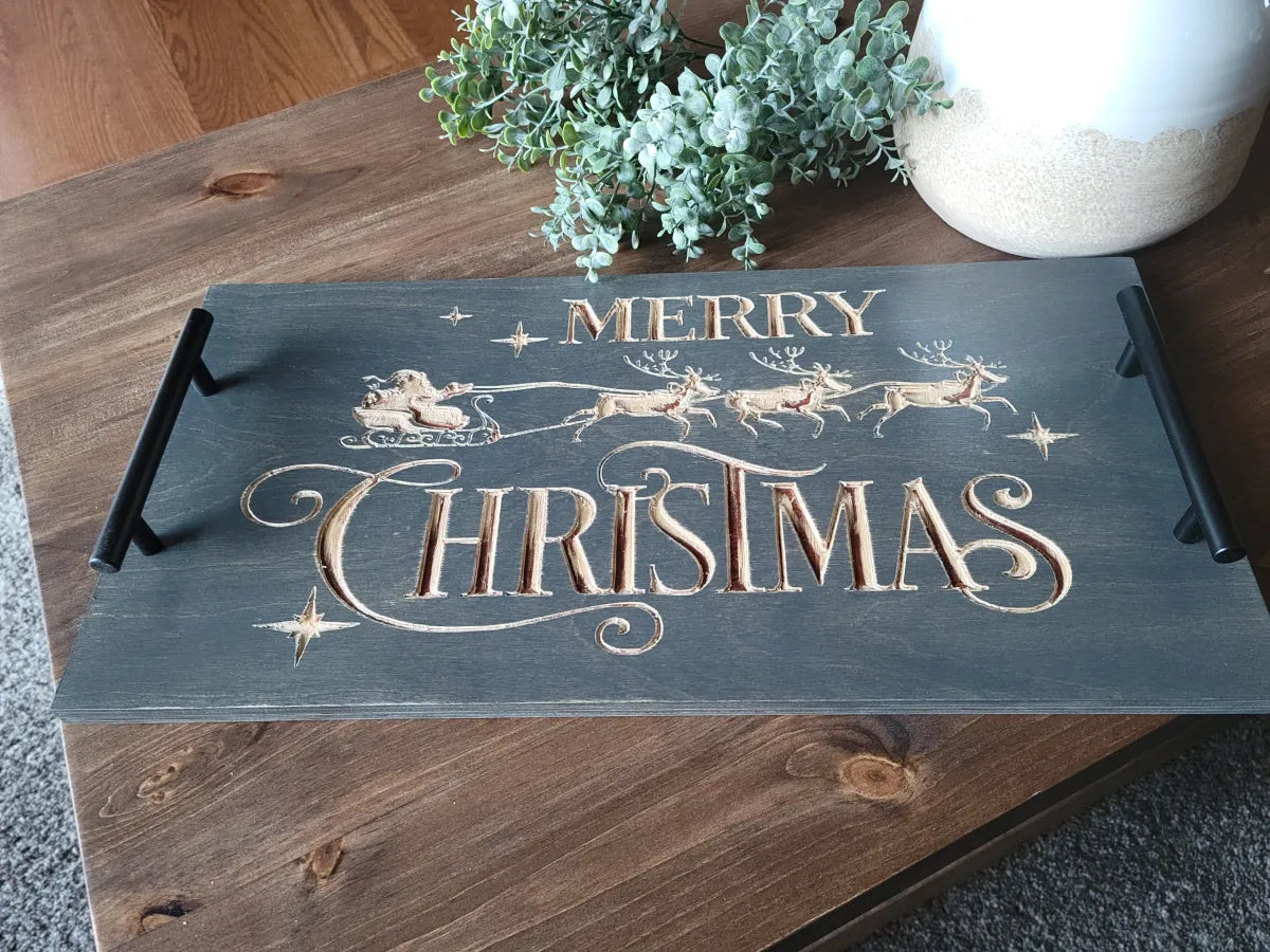 Custom Engraved Seasonal Serving Trays