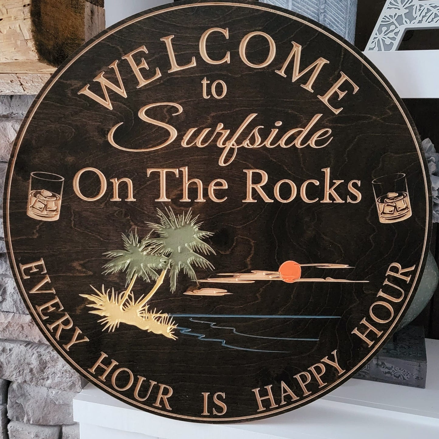 Custom Engraved "Welcome" Home Signs
