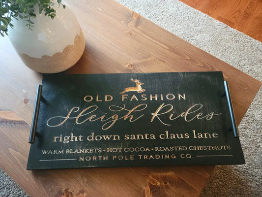 Custom Engraved Seasonal Serving Trays
