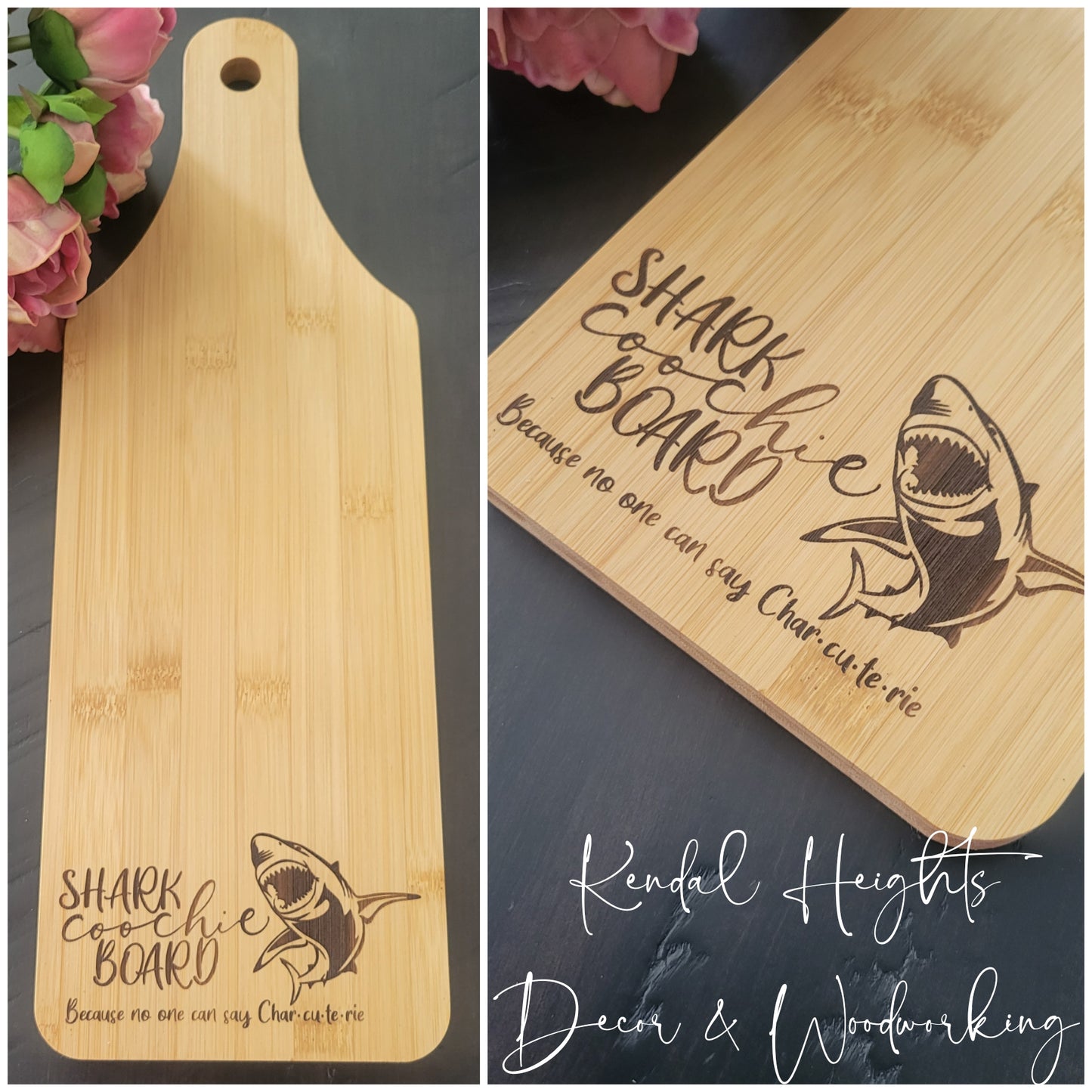 Bamboo Paddle Cutting / Charcuterie Board