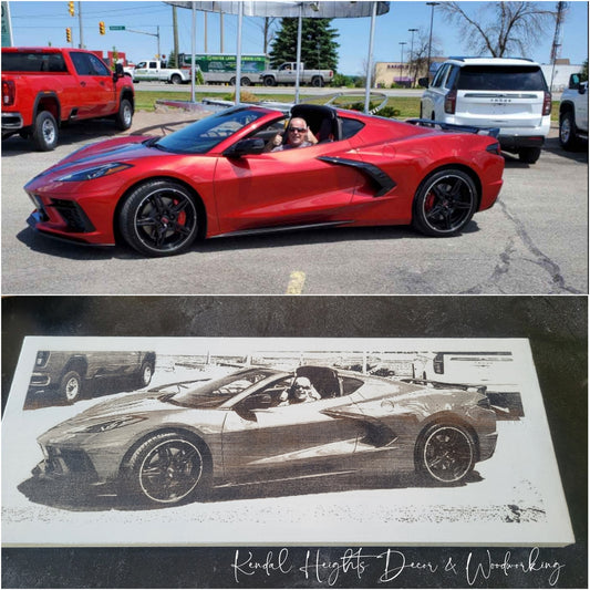 Laser Etched Photo