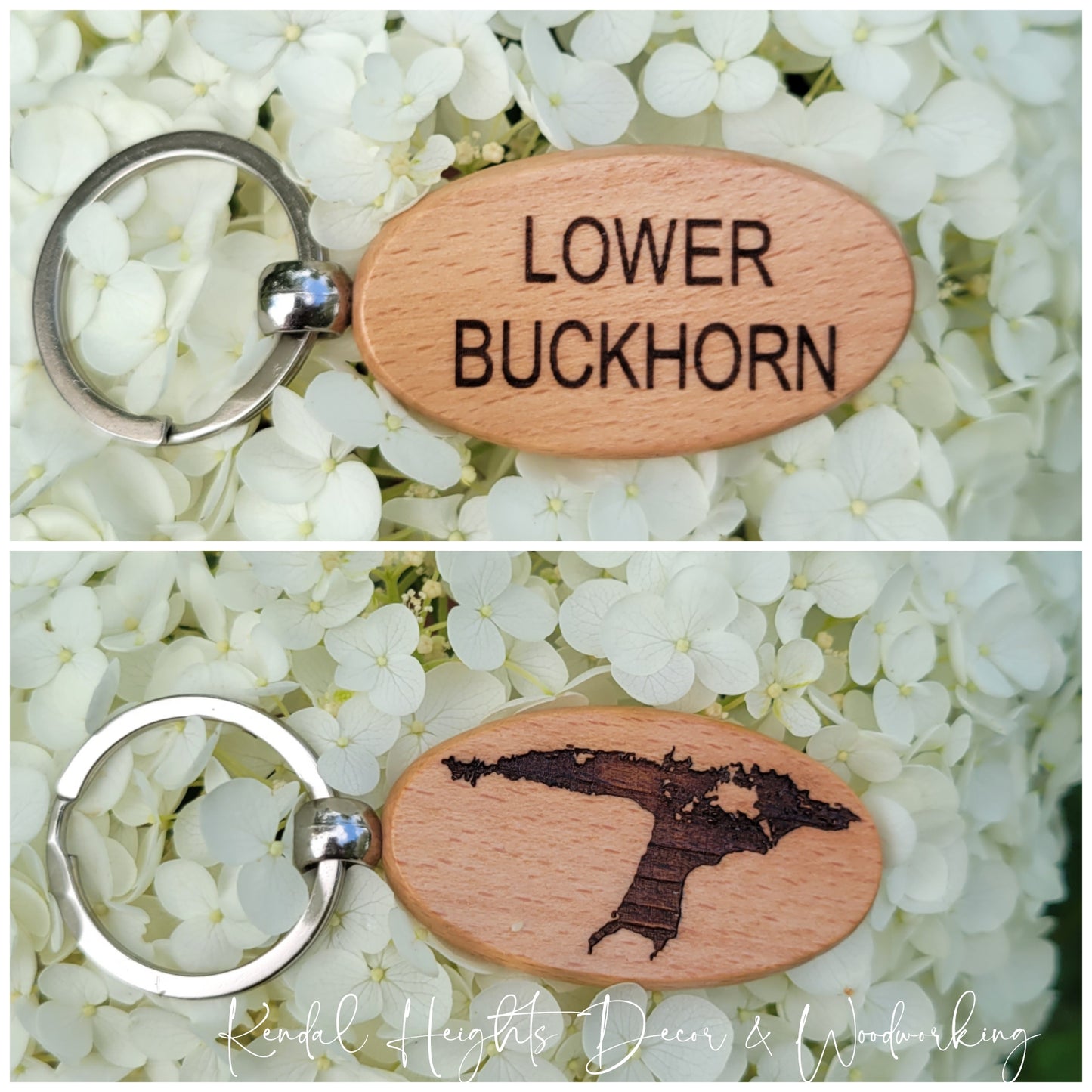 Birch Lasered Etched Keychains