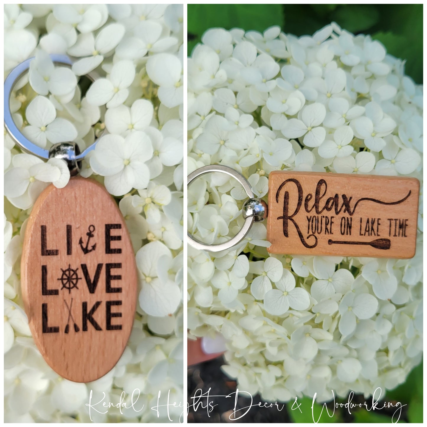 Birch Lasered Etched Keychains
