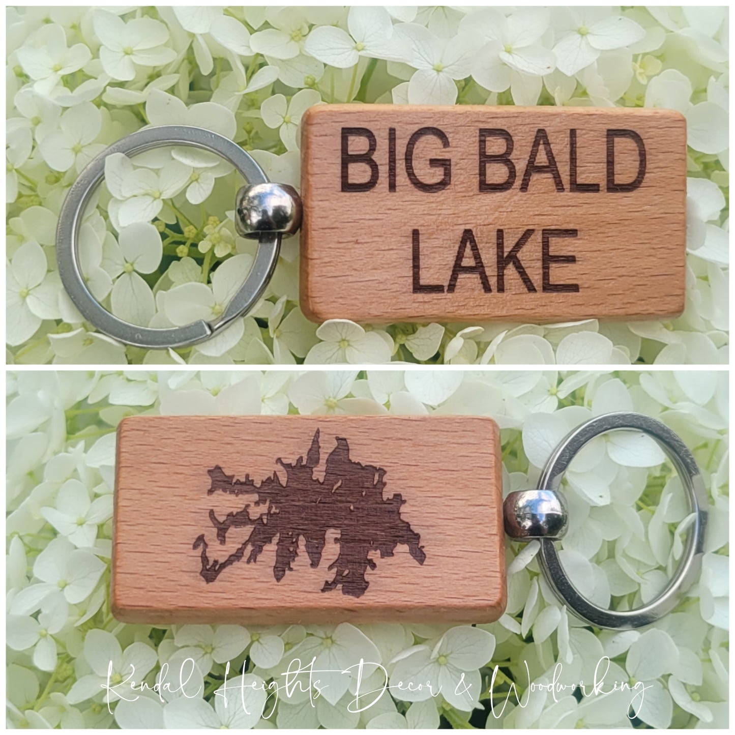 Birch Lasered Etched Keychains