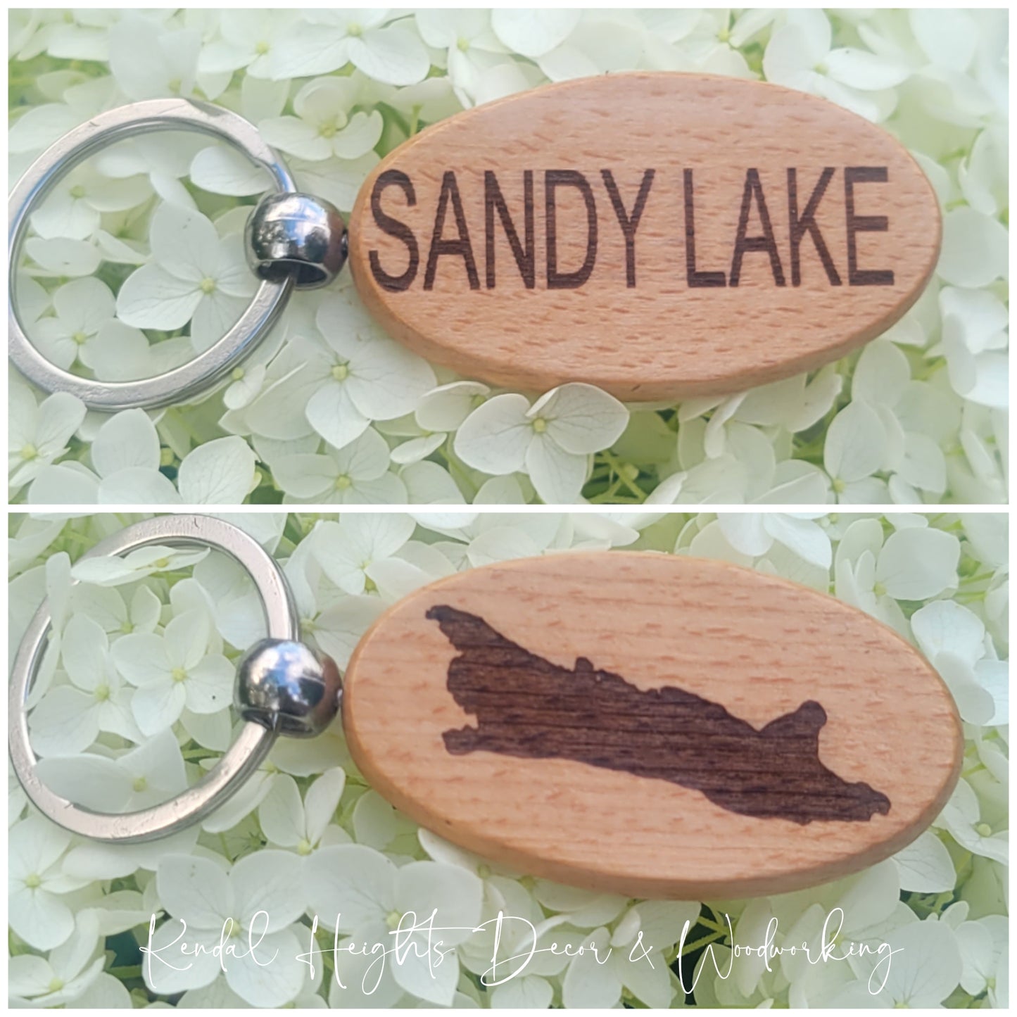 Birch Lasered Etched Keychains