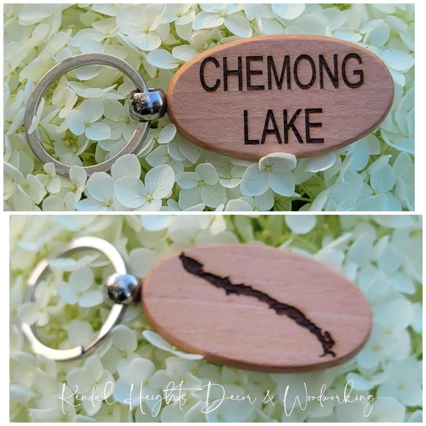Birch Lasered Etched Keychains