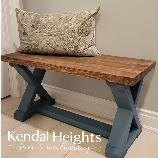 Farmhouse bench