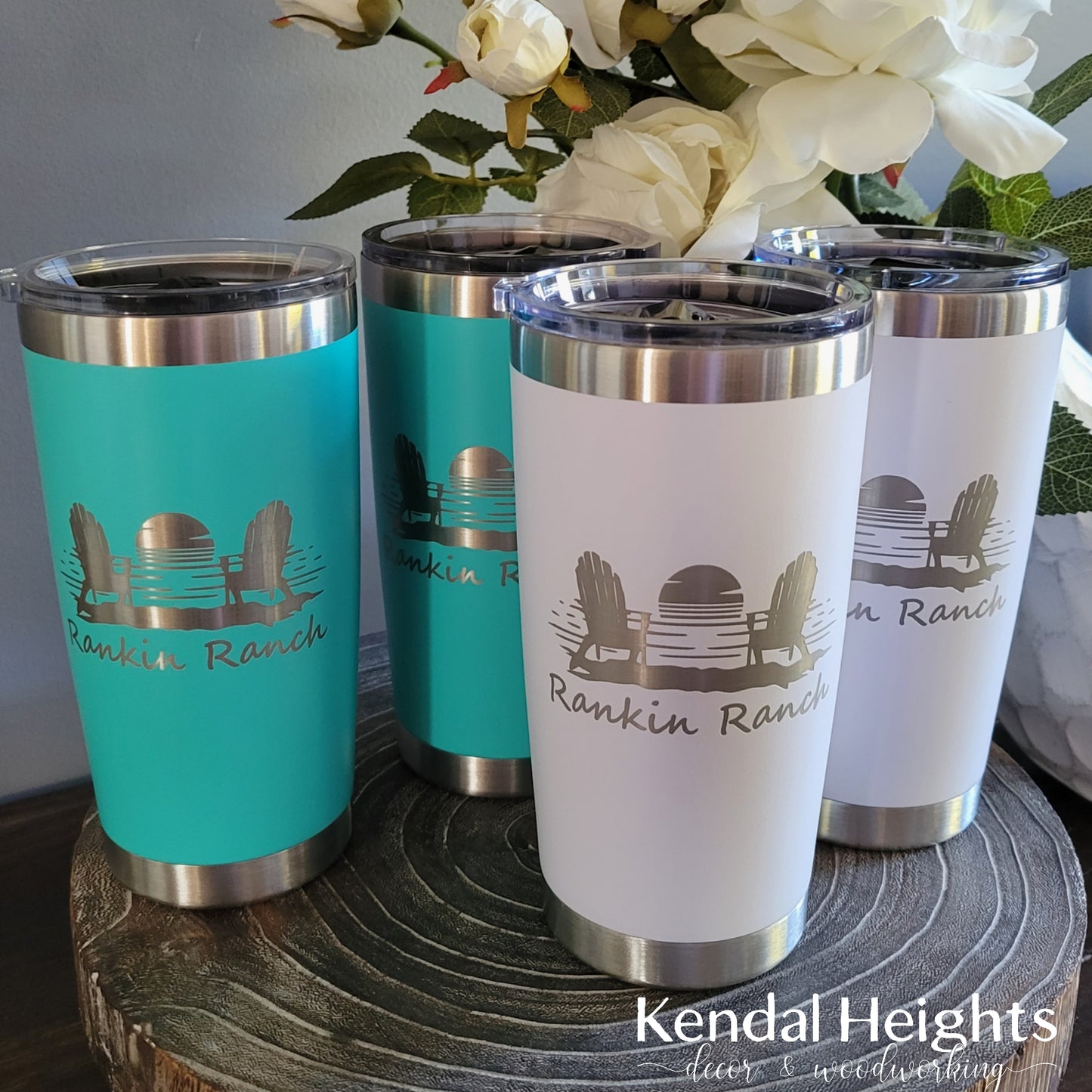 Generic Stainless Steel Etched Tumblers