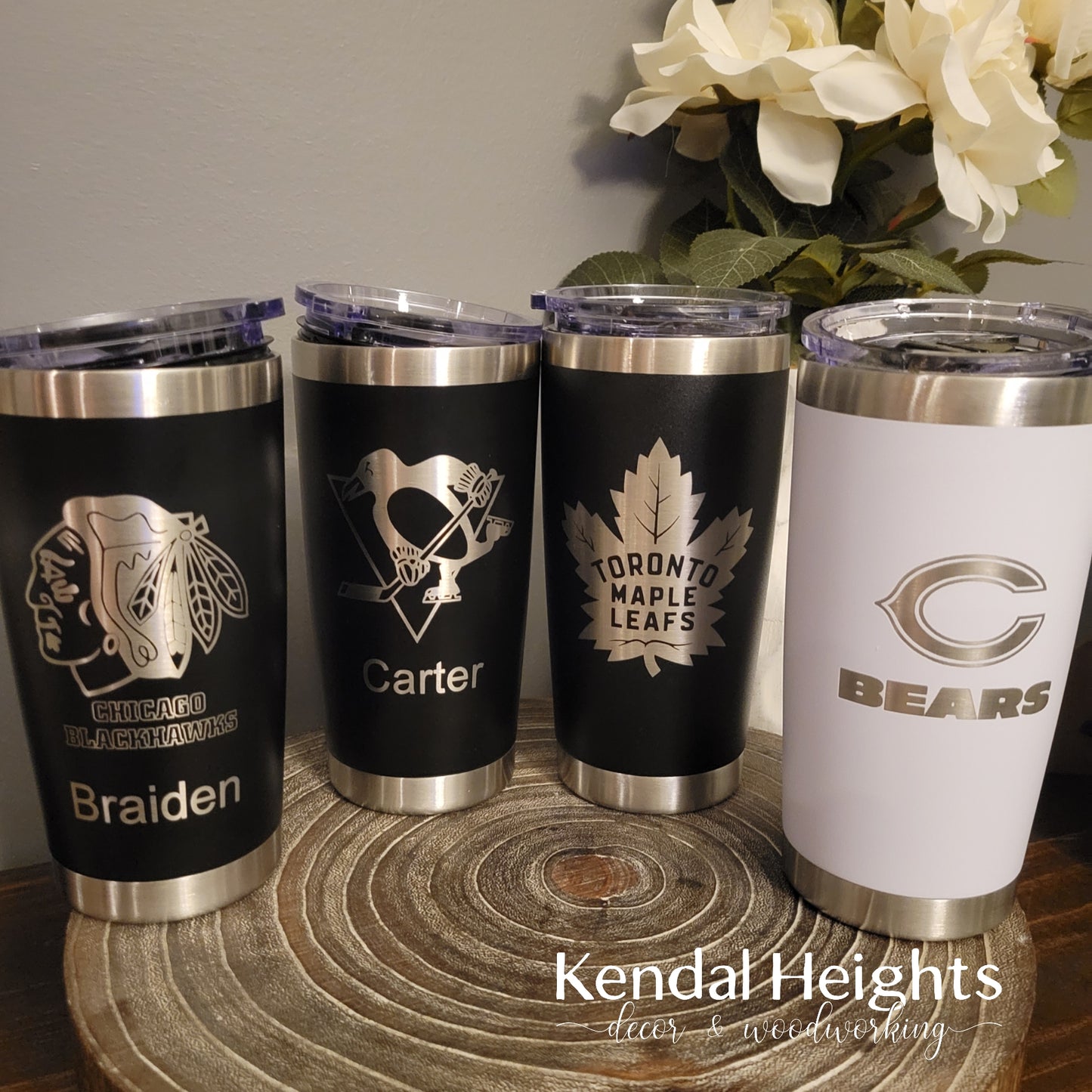 Generic Stainless Steel Etched Tumblers
