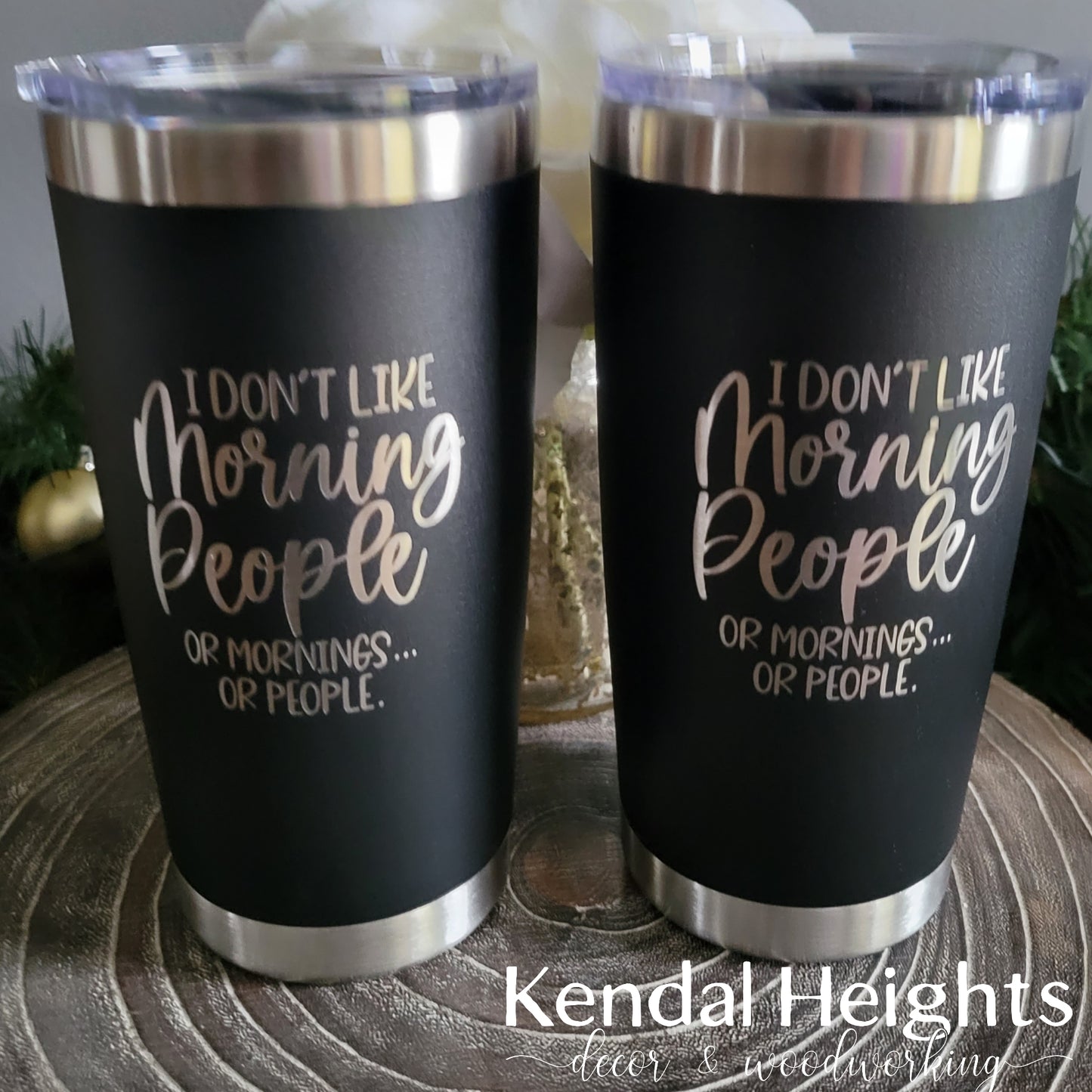 Generic Stainless Steel Etched Tumblers