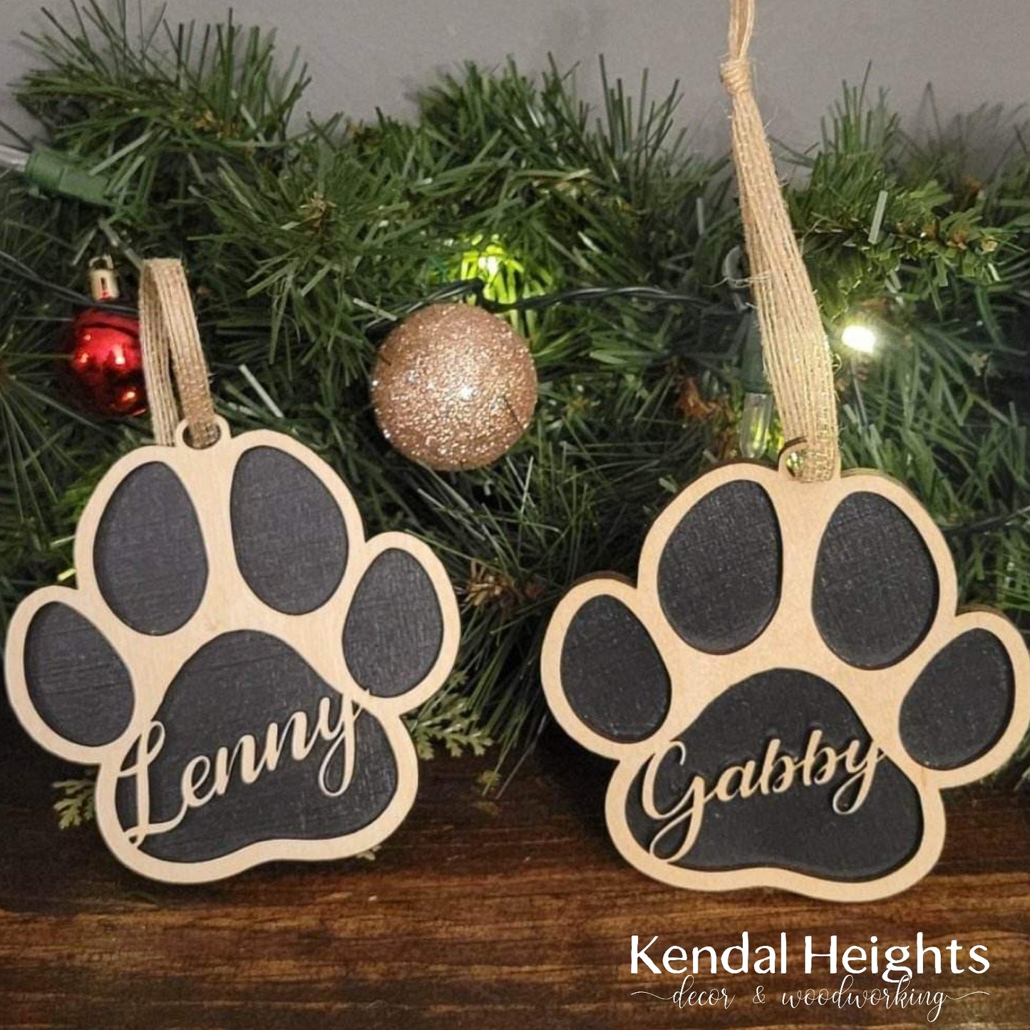 Paw Print Ornament