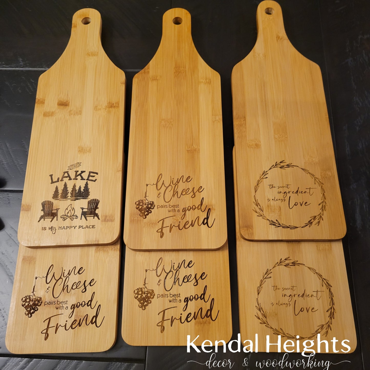 Bamboo Paddle Cutting / Charcuterie Board