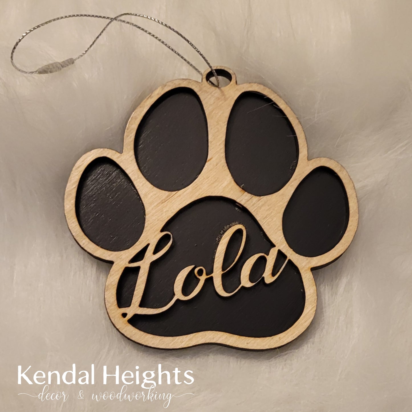 Paw Print Ornament