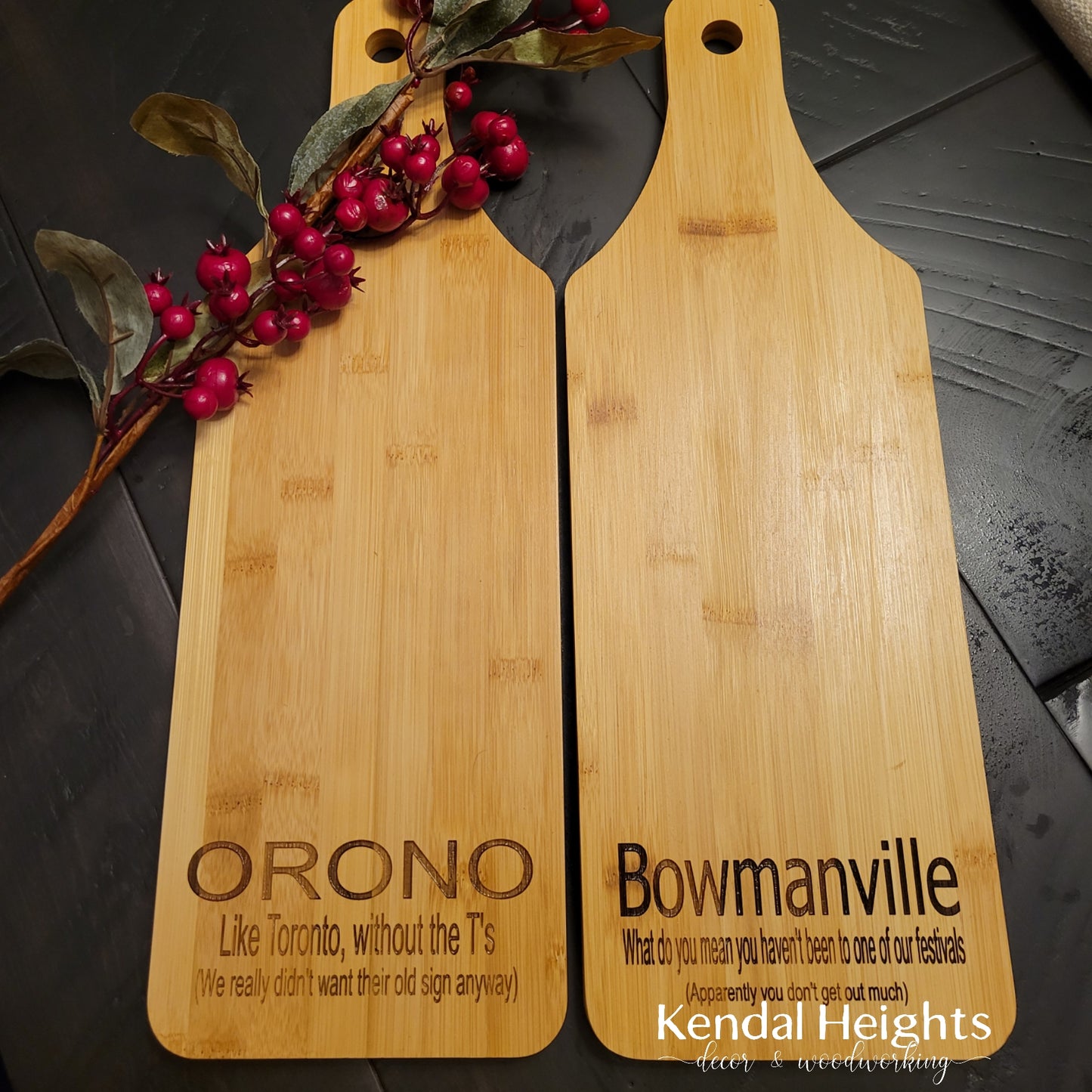 Bamboo Paddle Cutting / Charcuterie Board