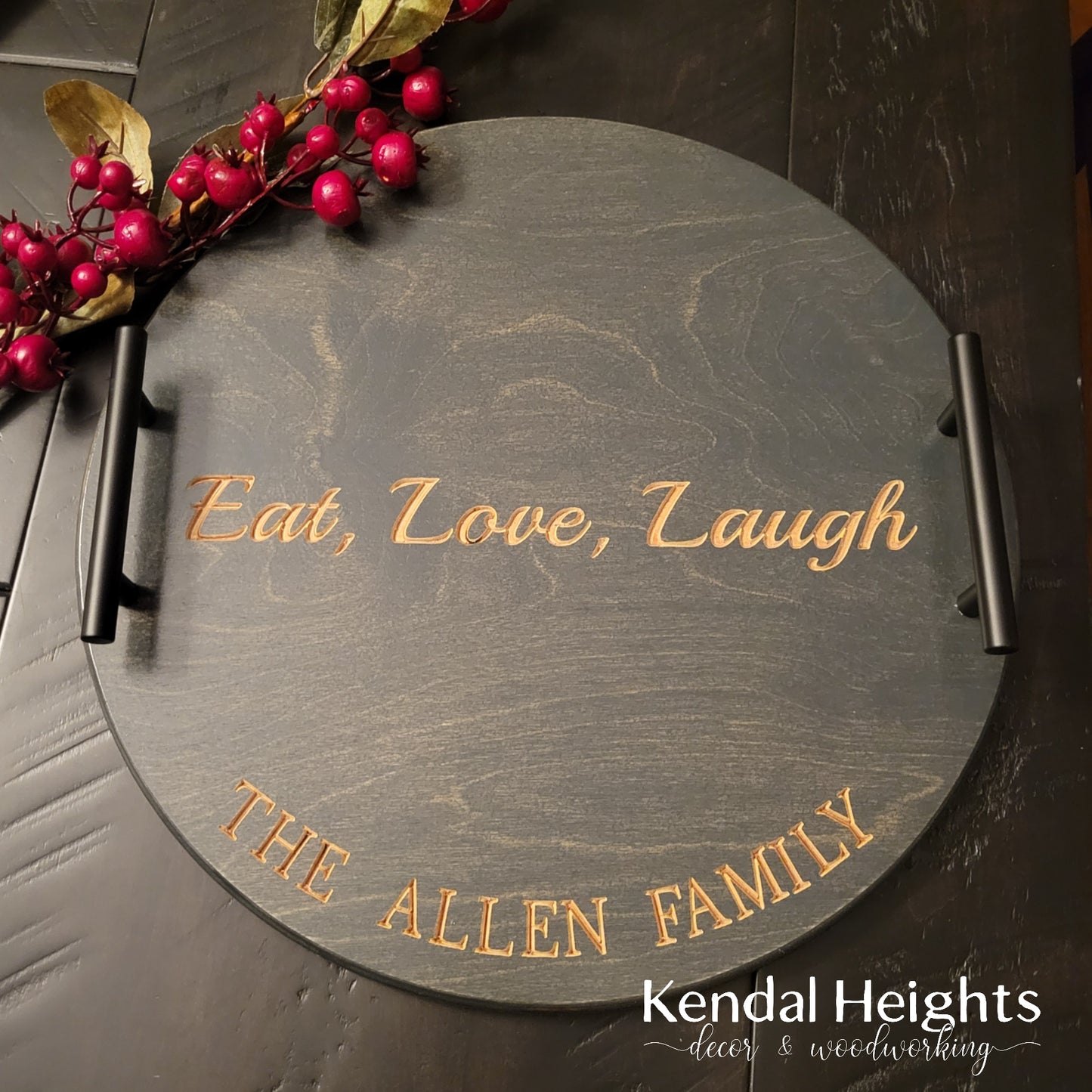 Custom Engraved Serving Tray