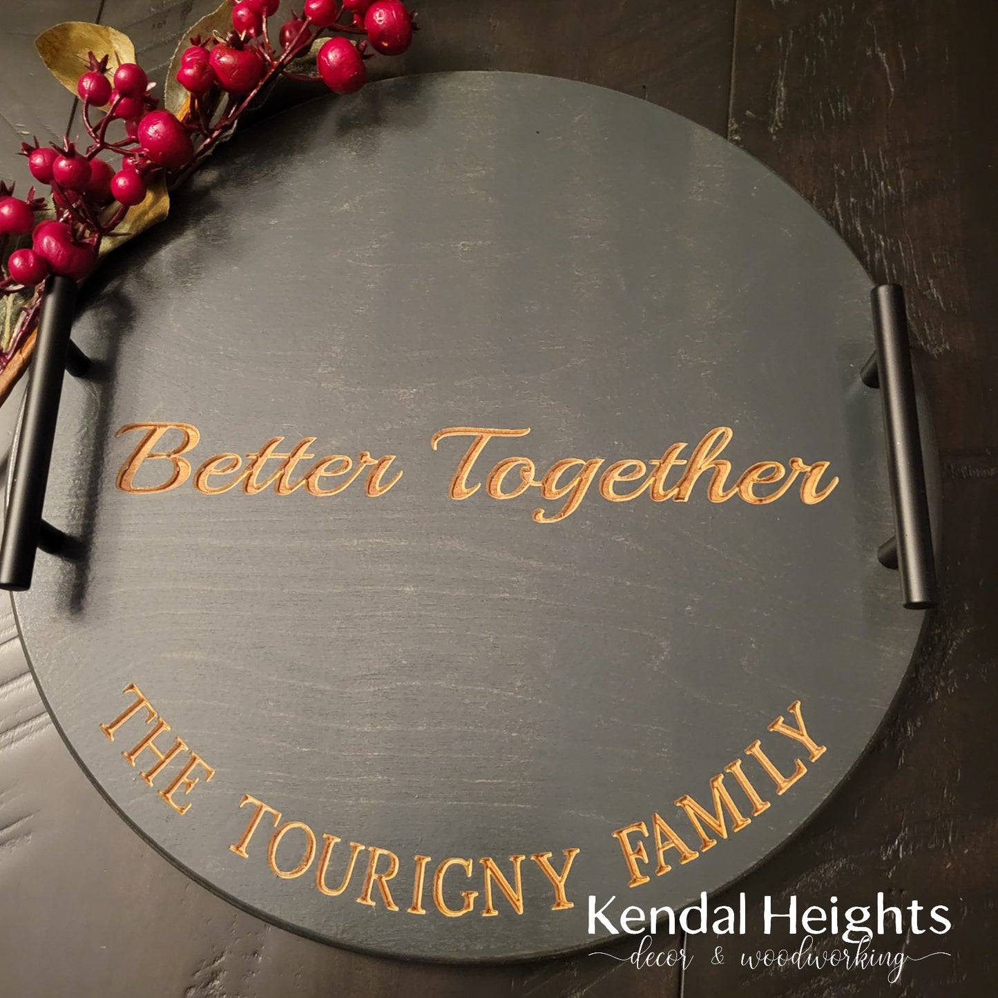 Custom Engraved Serving Tray