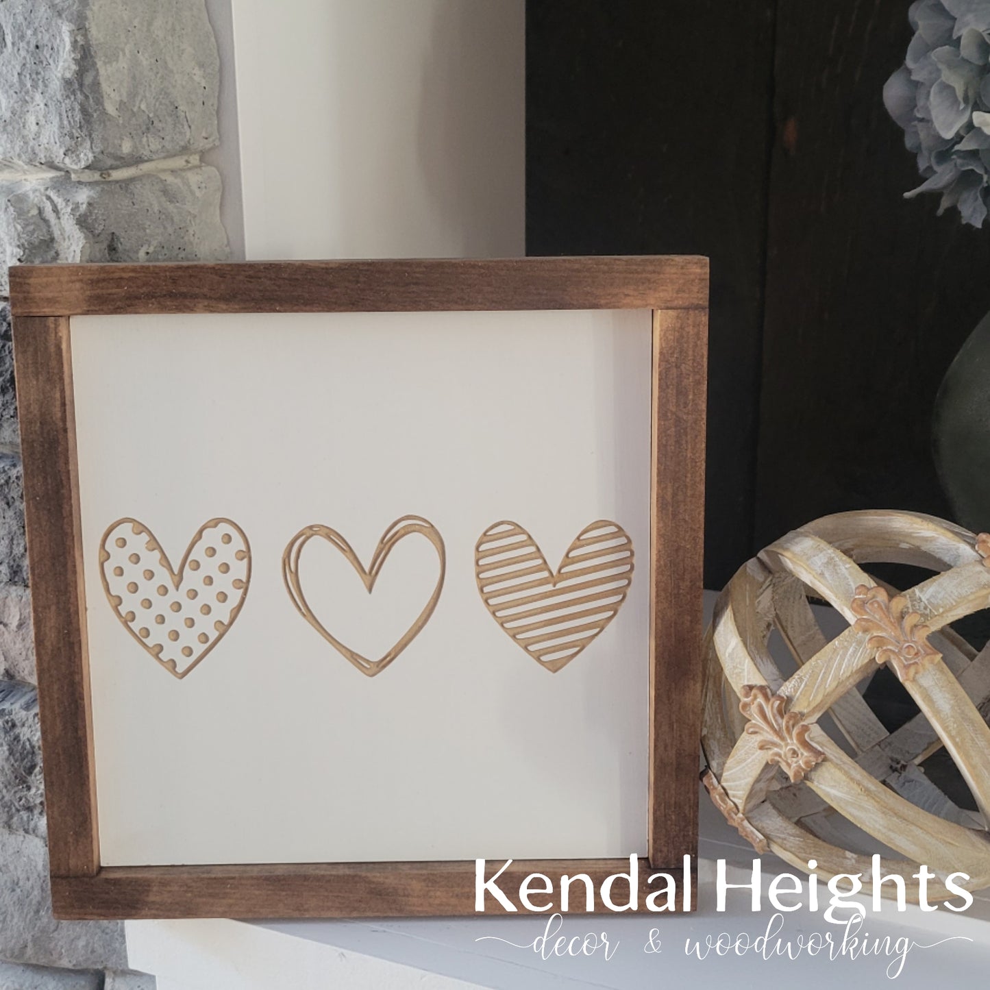 3 hearts