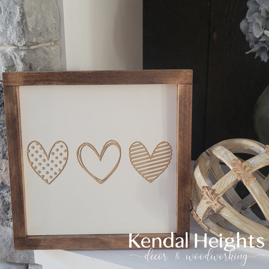 3 hearts