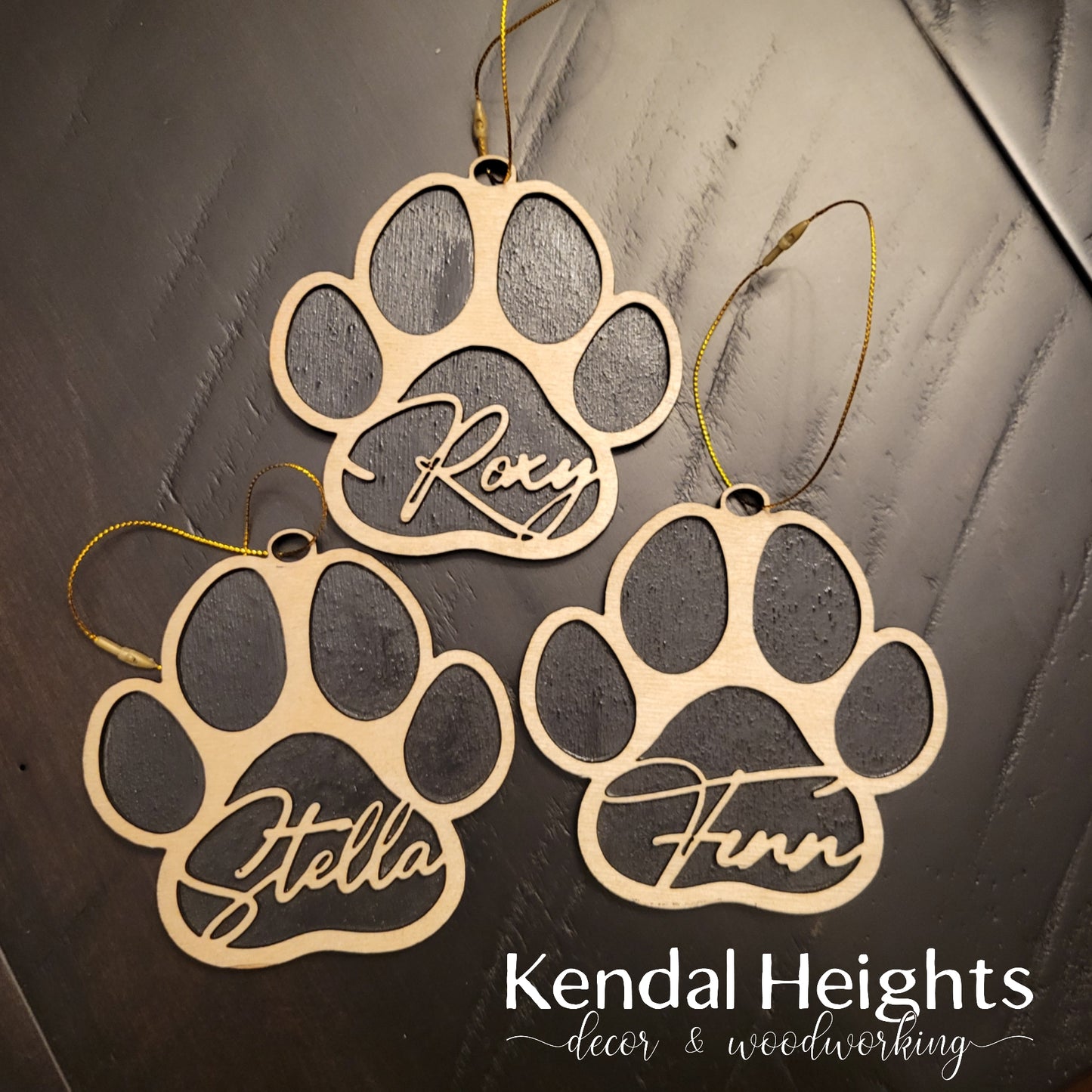 Paw Print Ornament