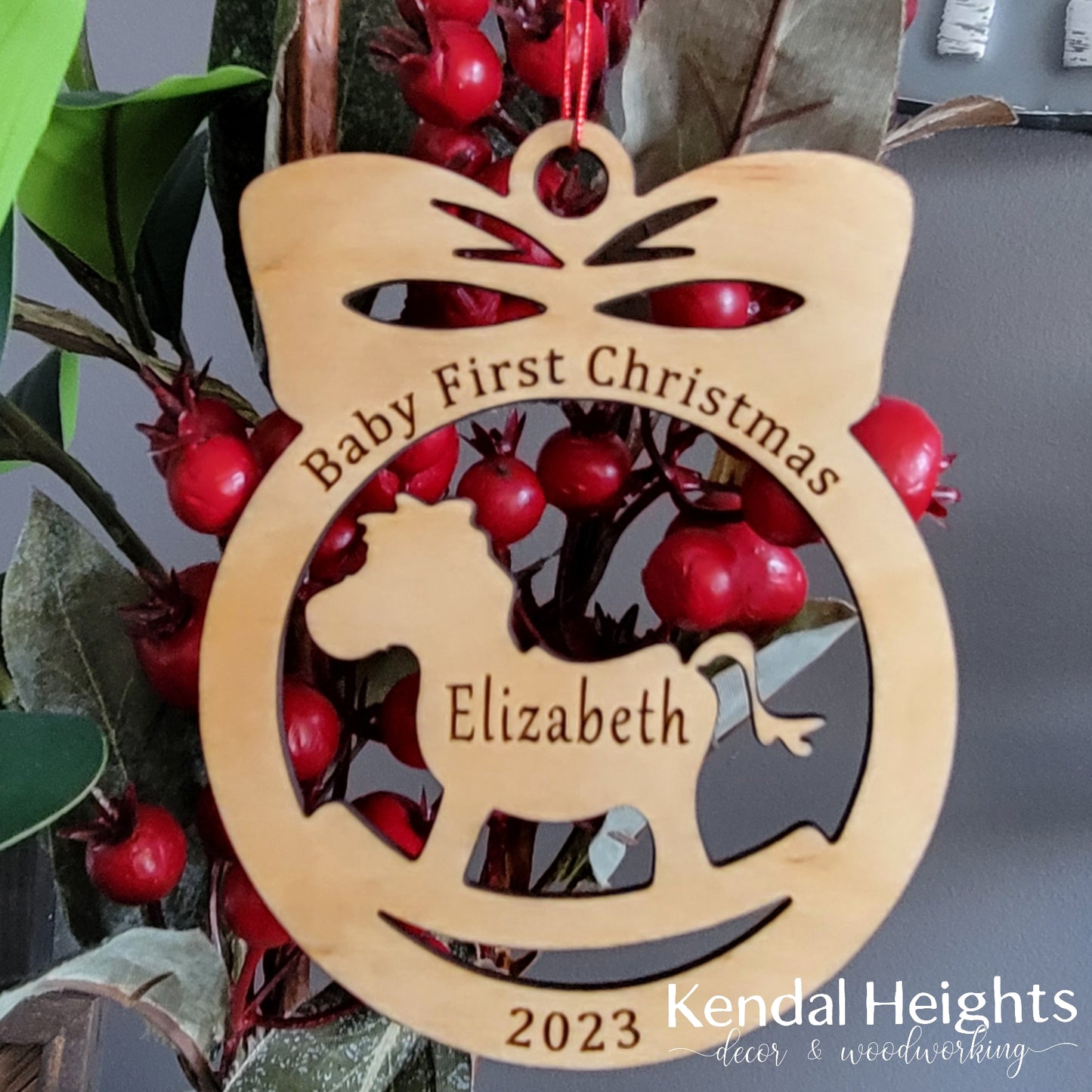 Baby First Christmas (Rocking Horse)