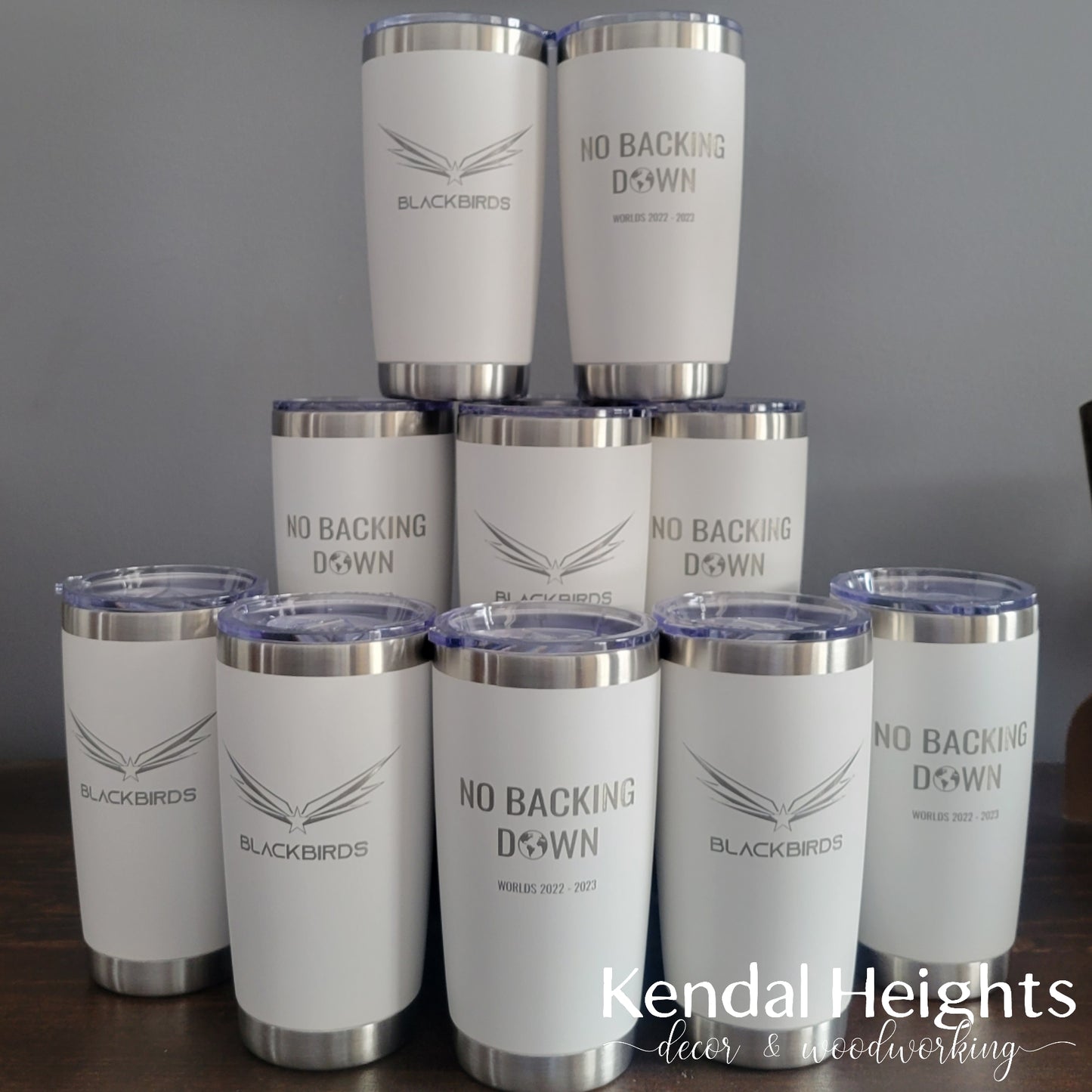 Generic Stainless Steel Etched Tumblers