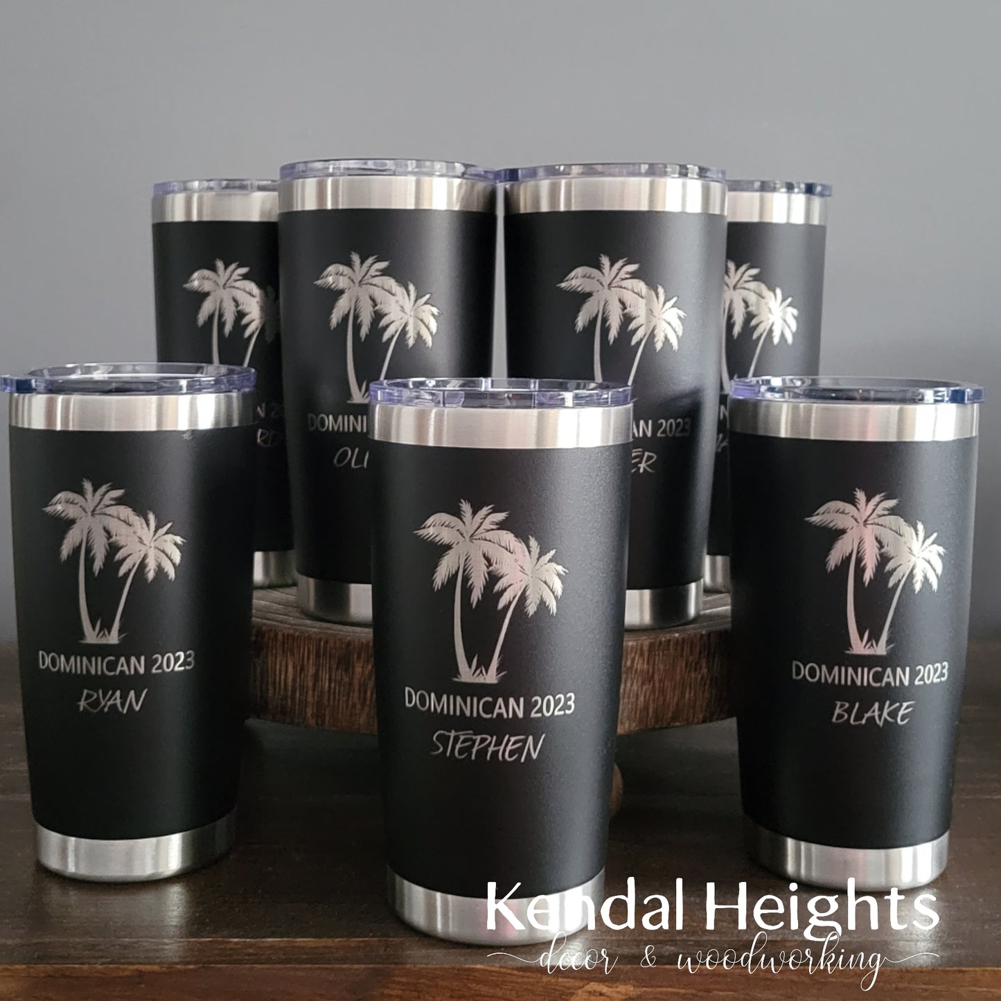 Generic Stainless Steel Etched Tumblers