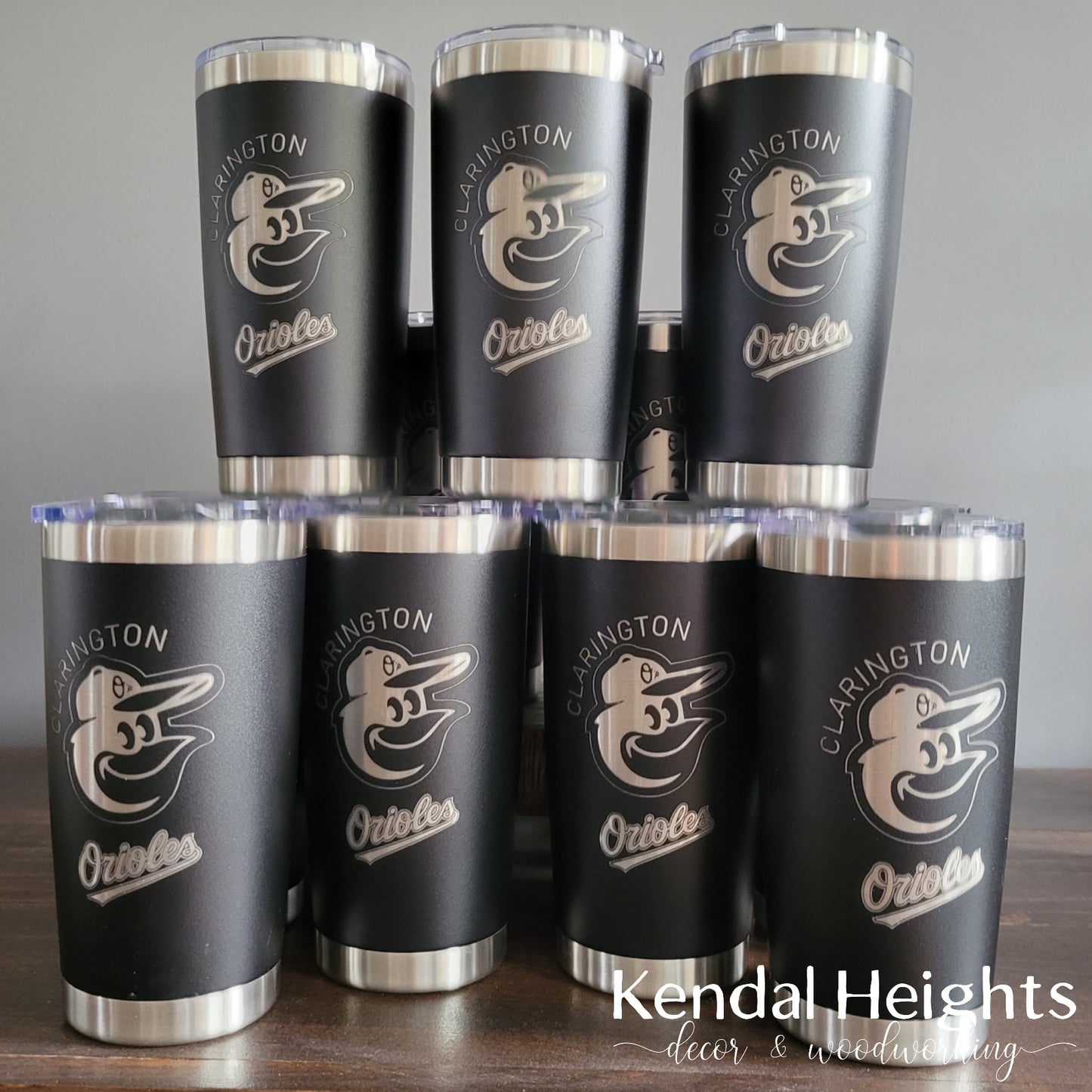 Generic Stainless Steel Etched Tumblers