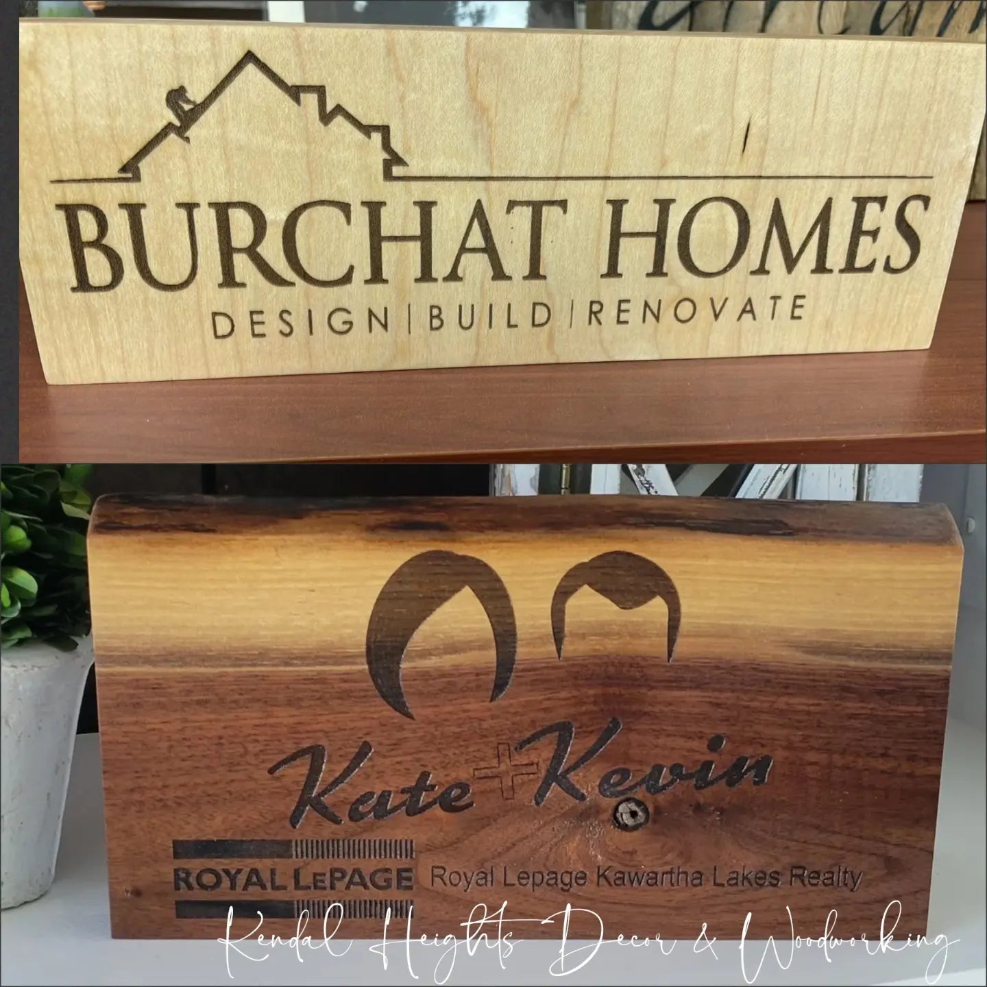 Laser Etched Business Logos