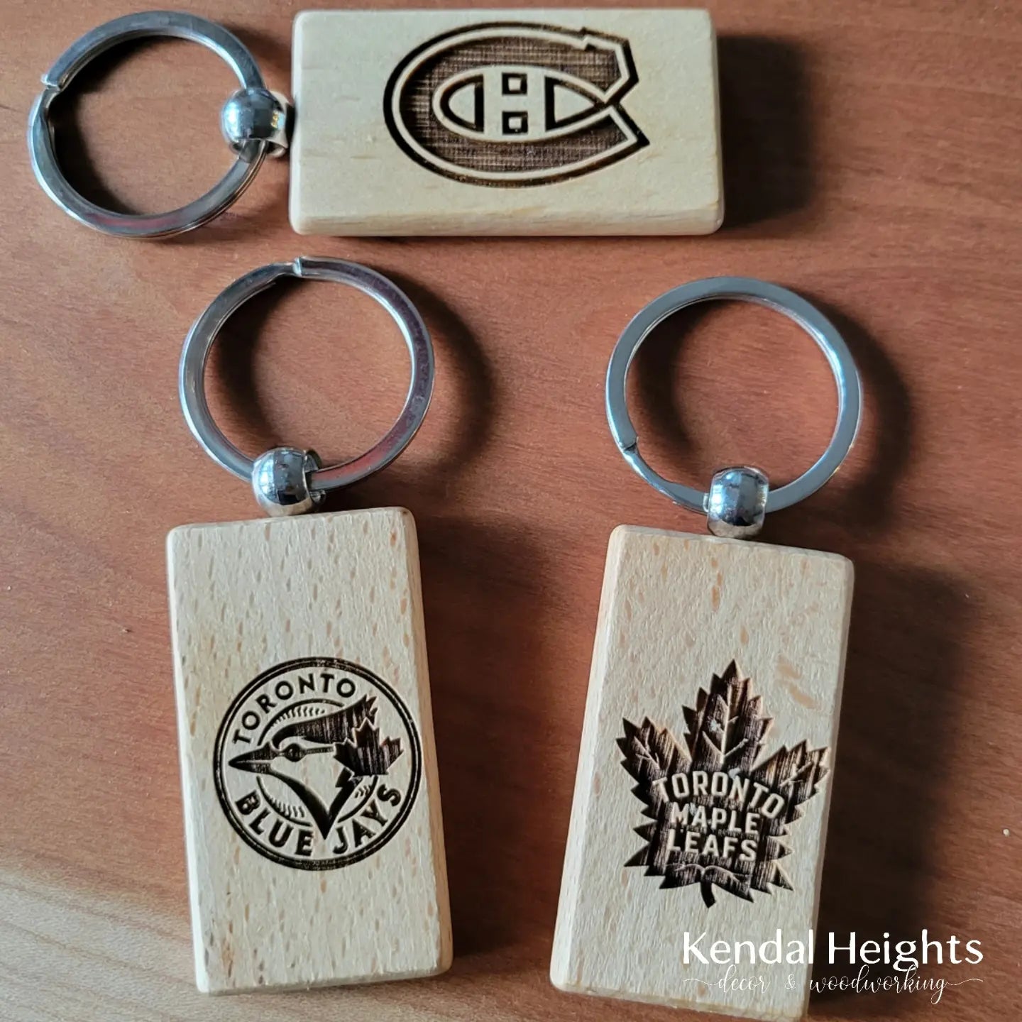 Birch Lasered Etched Keychains