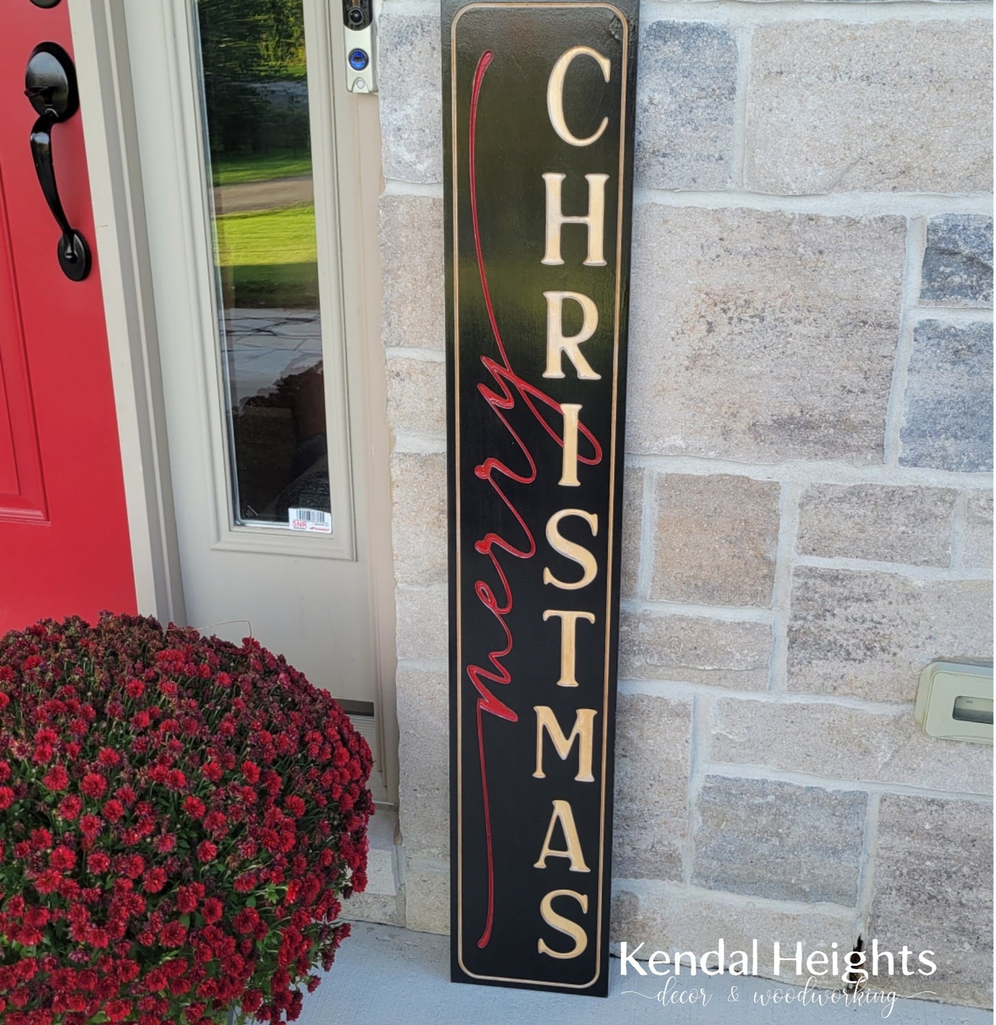 Custom Engraved Welcome Signs - Winter Decor