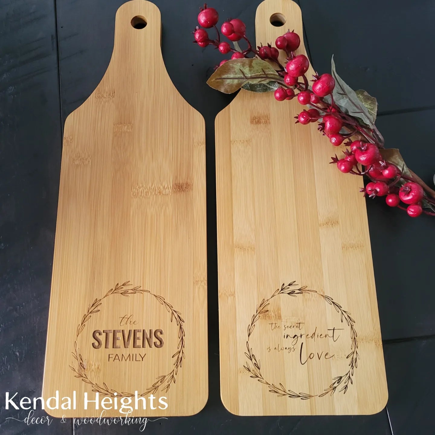 Bamboo Paddle Cutting / Charcuterie Board