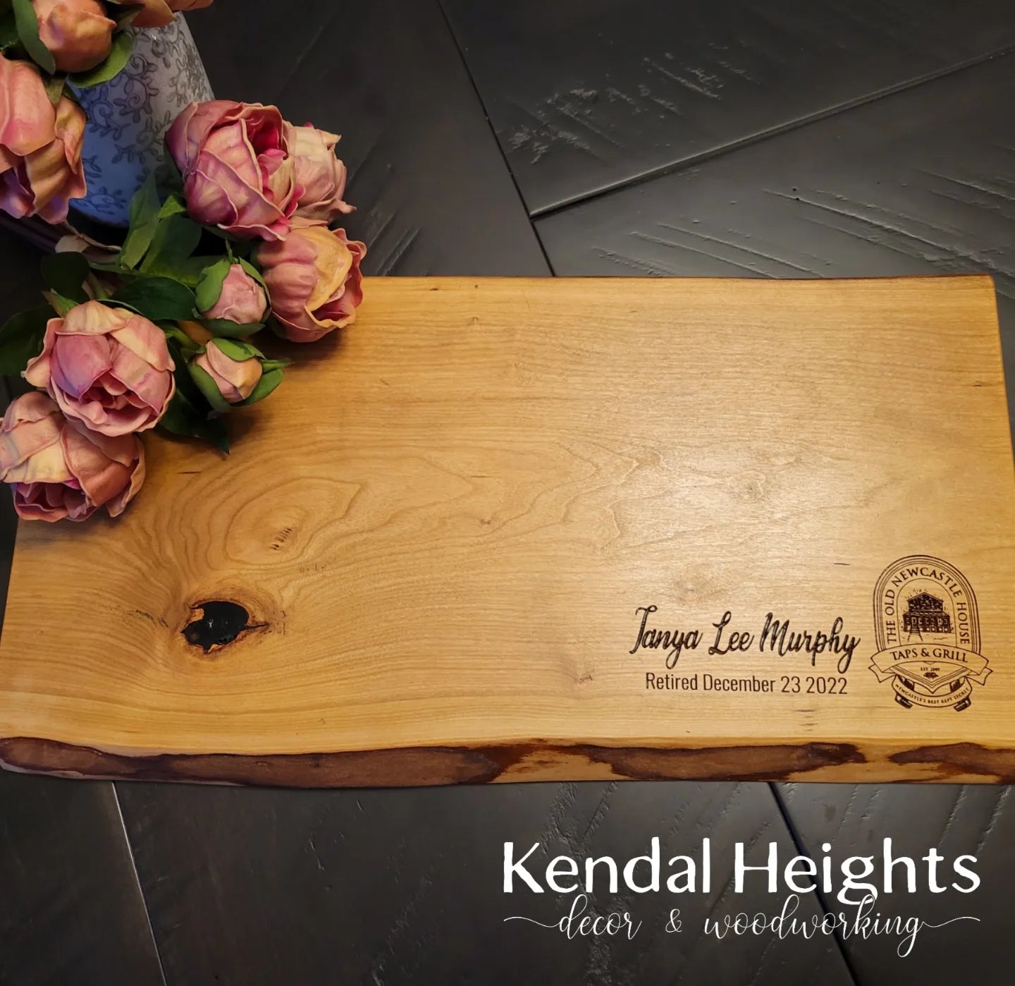 Black Walnut Live Edge Charcuterie Board (with or without Epoxy)