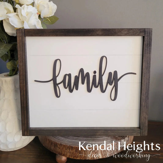 Family... Shiplap backing