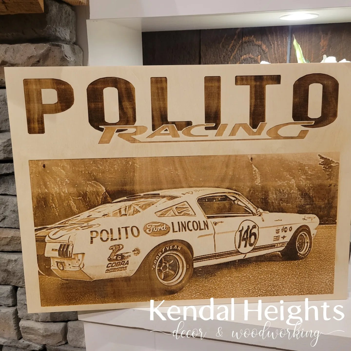 Laser Etched Photo