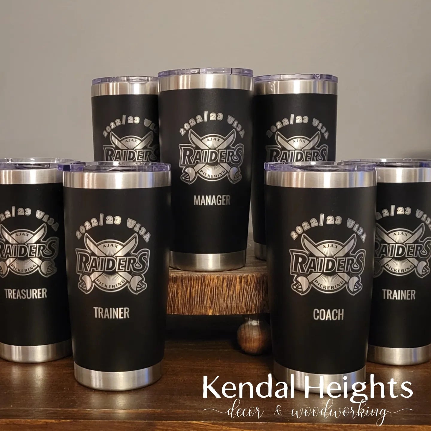 Generic Stainless Steel Etched Tumblers