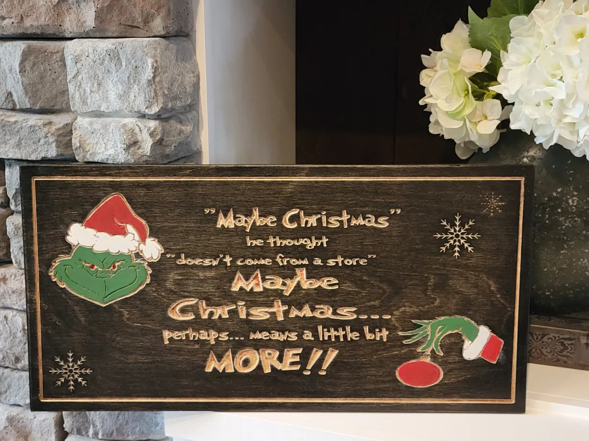 Custom Engraved Grinch