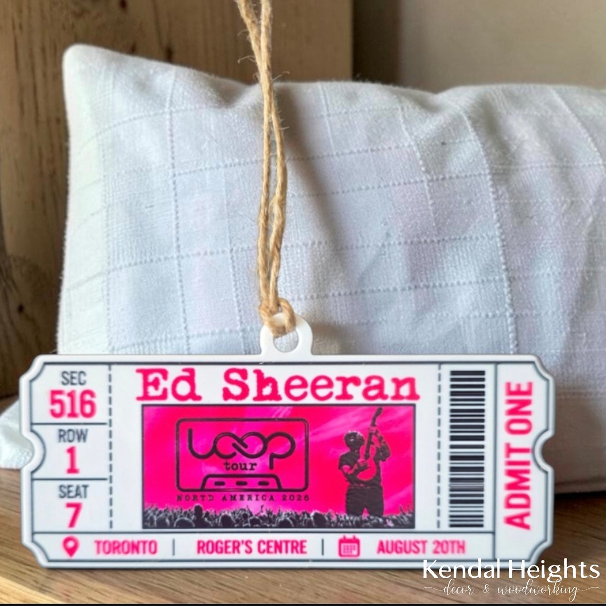 Ticket Ornament