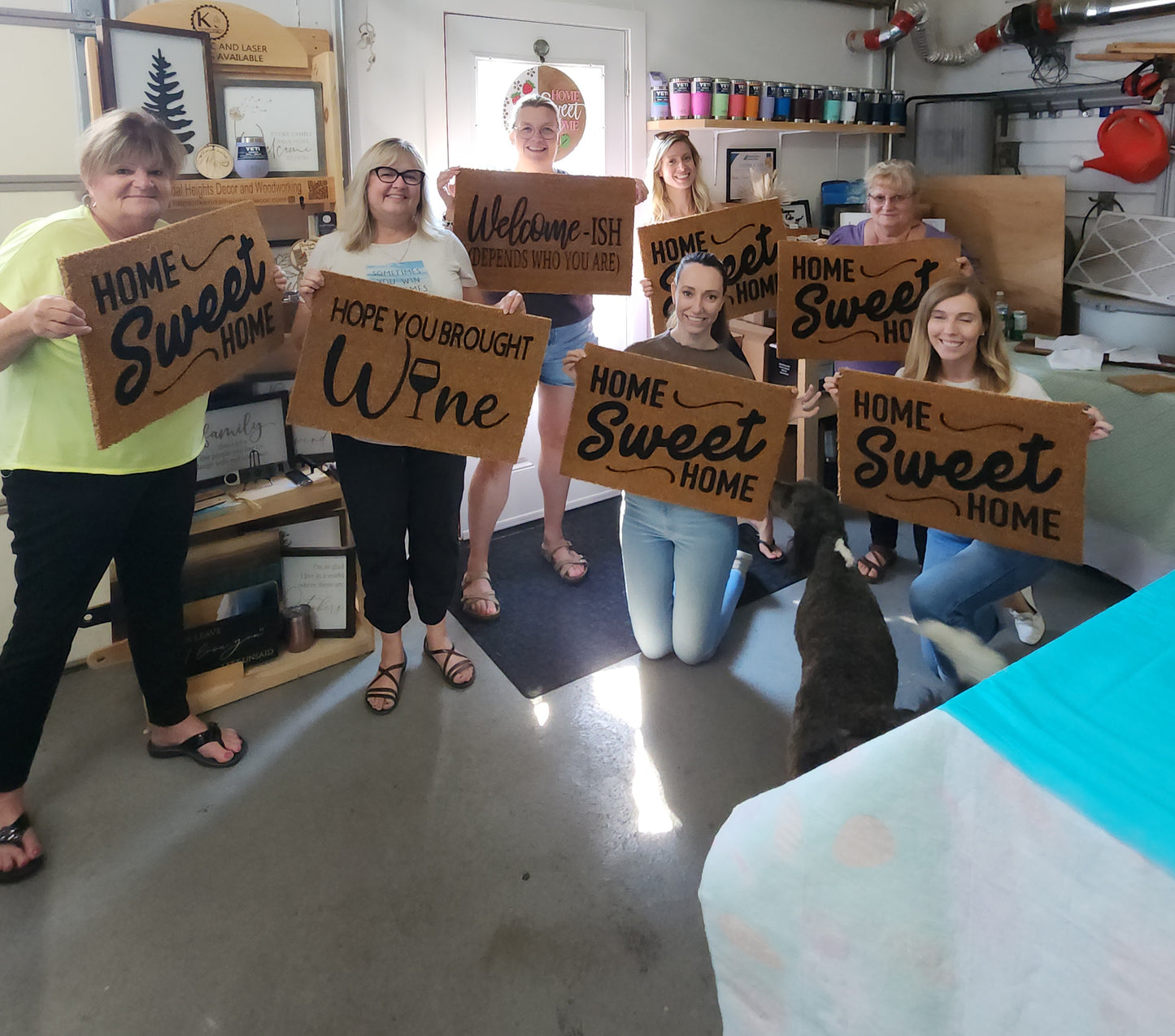 Door Mat & Paint Workshop - Deposit only