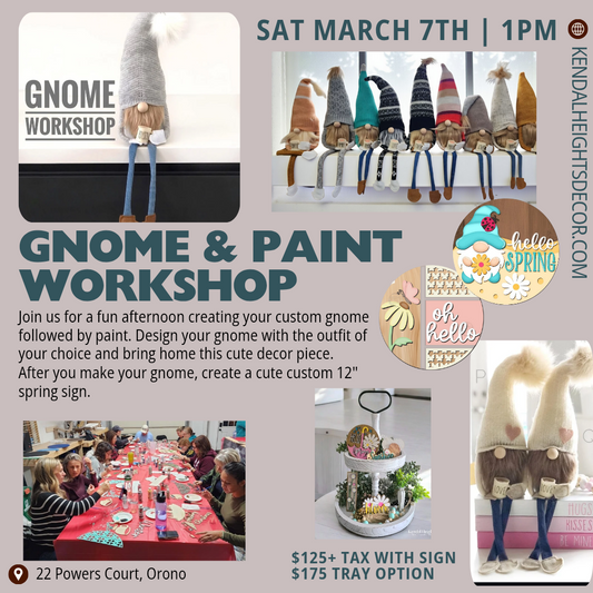 Gnome & Paint - Deposit Only