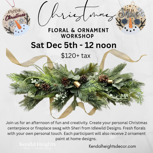 Christmas Holiday Swag Workshop