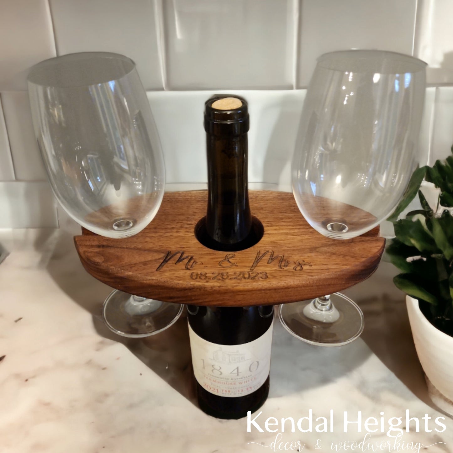 Wine Bottle & Glass Carrier