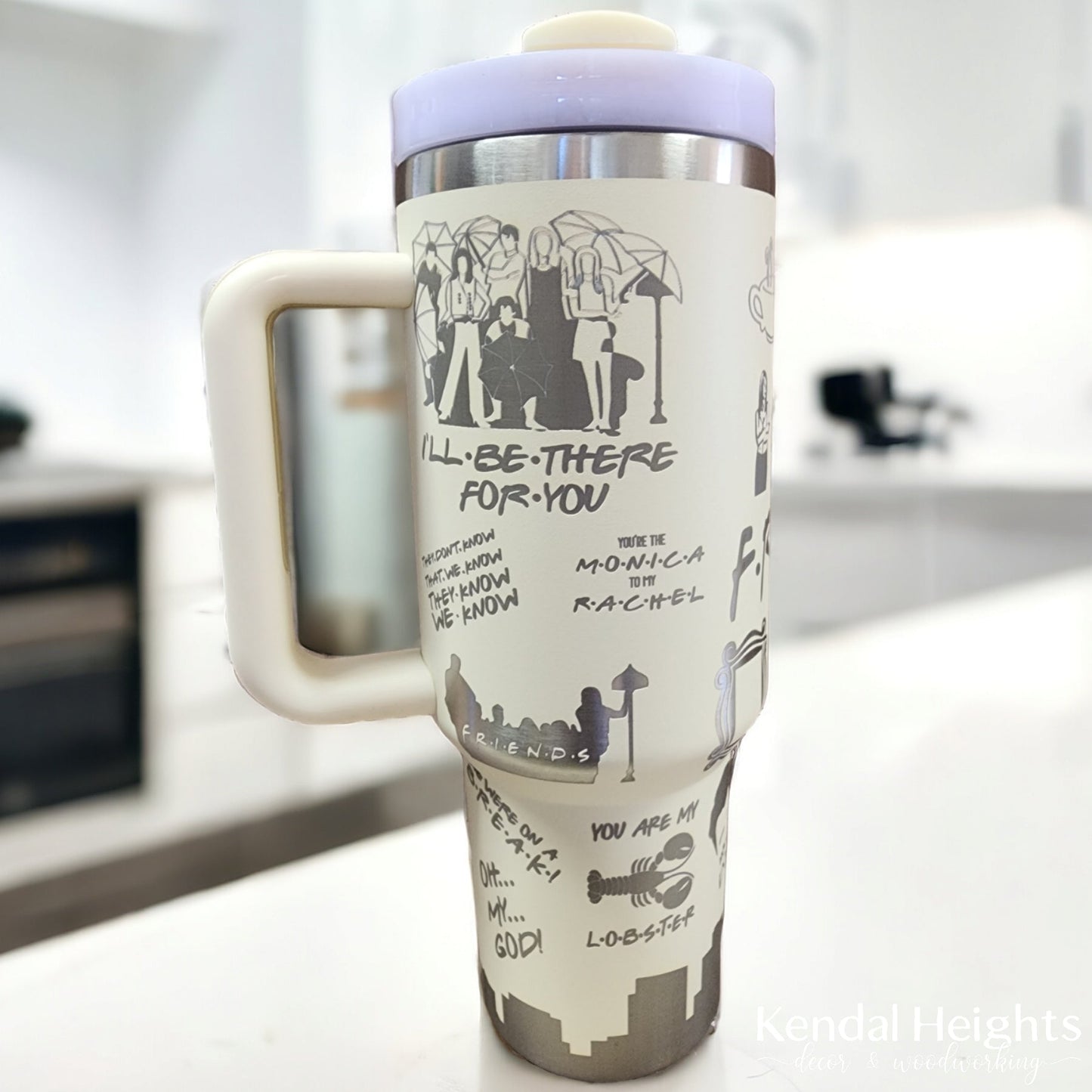 FRIENDS Stanley Etched Wrap Designs