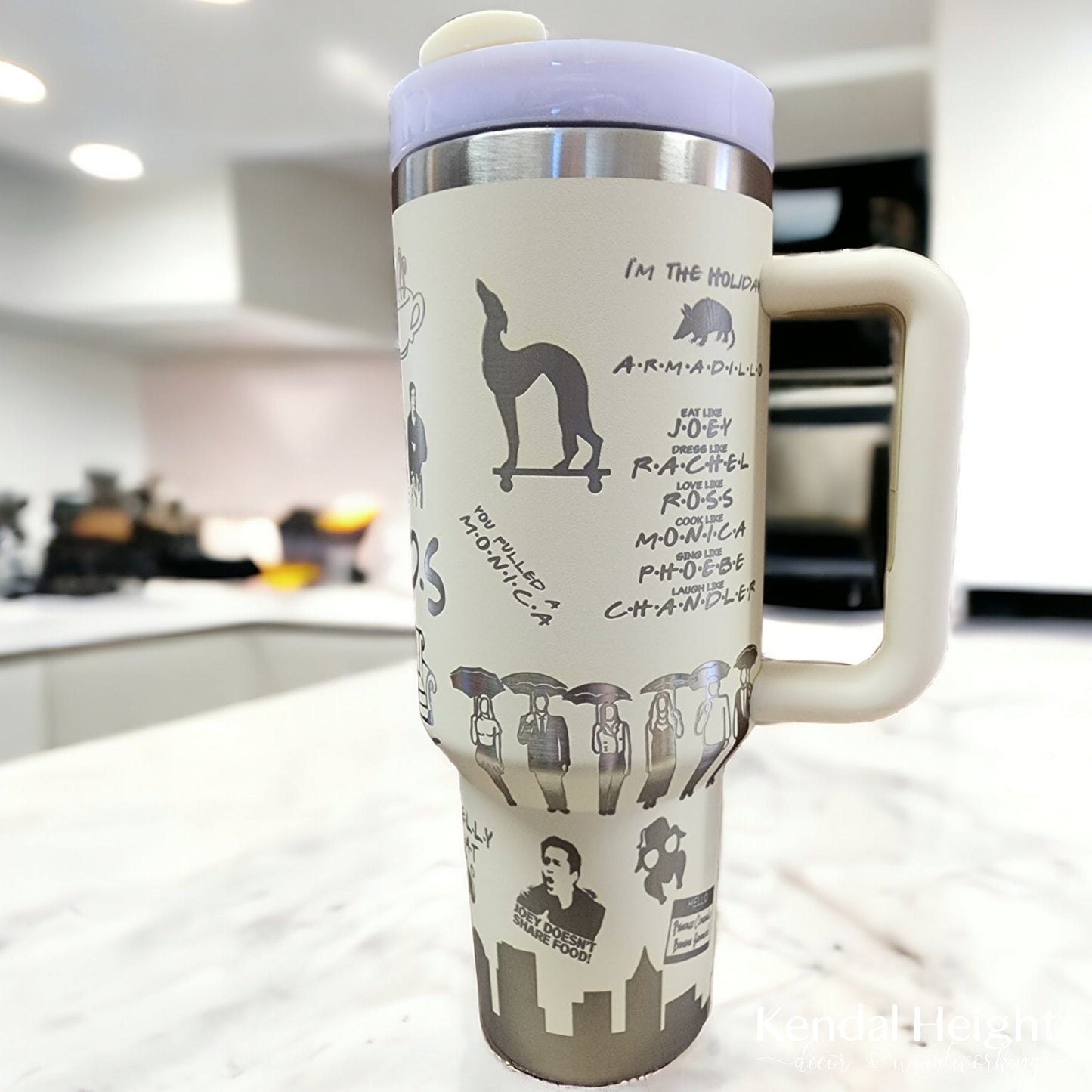 FRIENDS Stanley Etched Wrap Designs